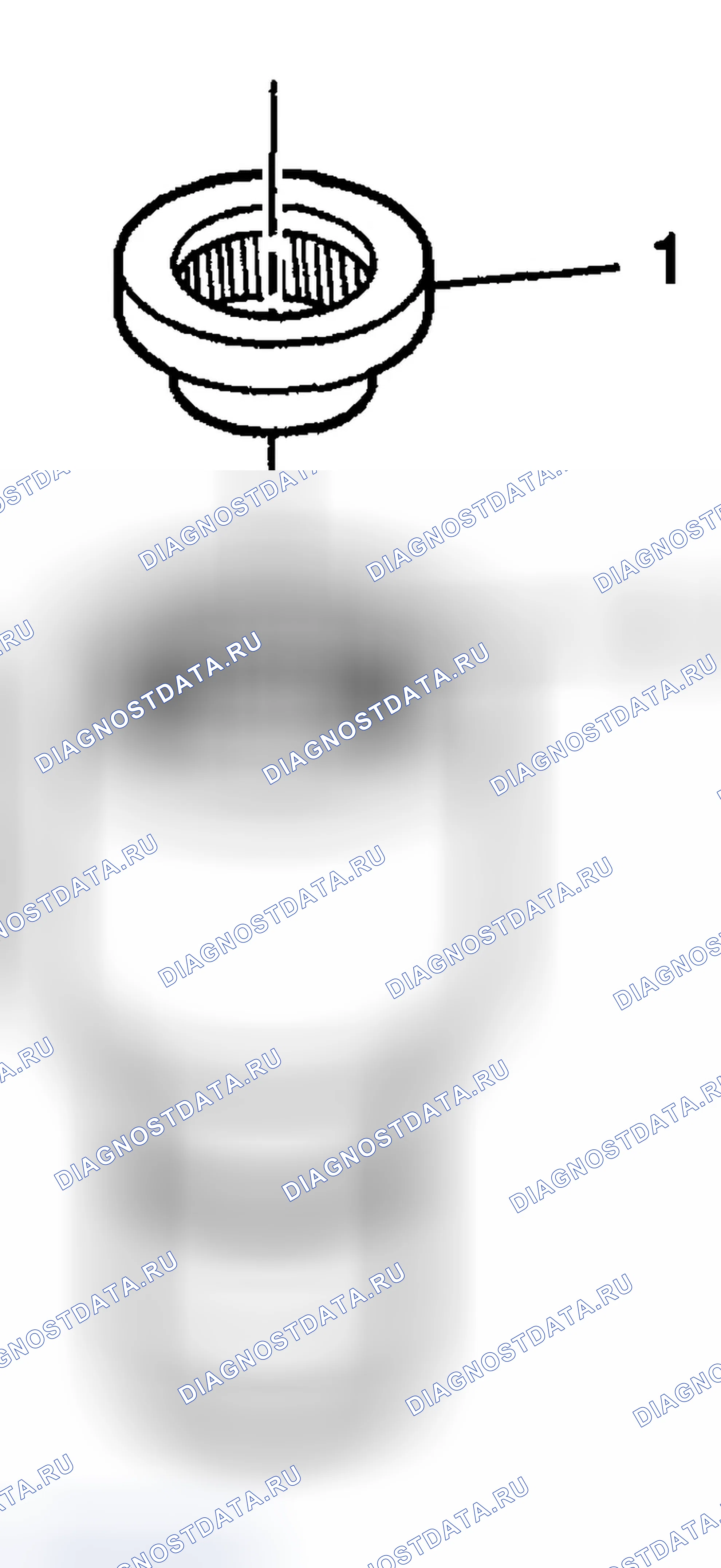 Рис. 261: Входная шестерня. Chevrolet TrailBlazer I