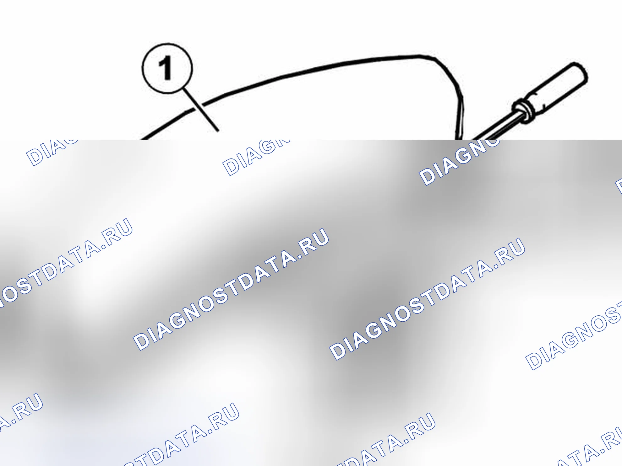 Рис. 233: Удаление остатков клея из канавок. Volvo V70 II