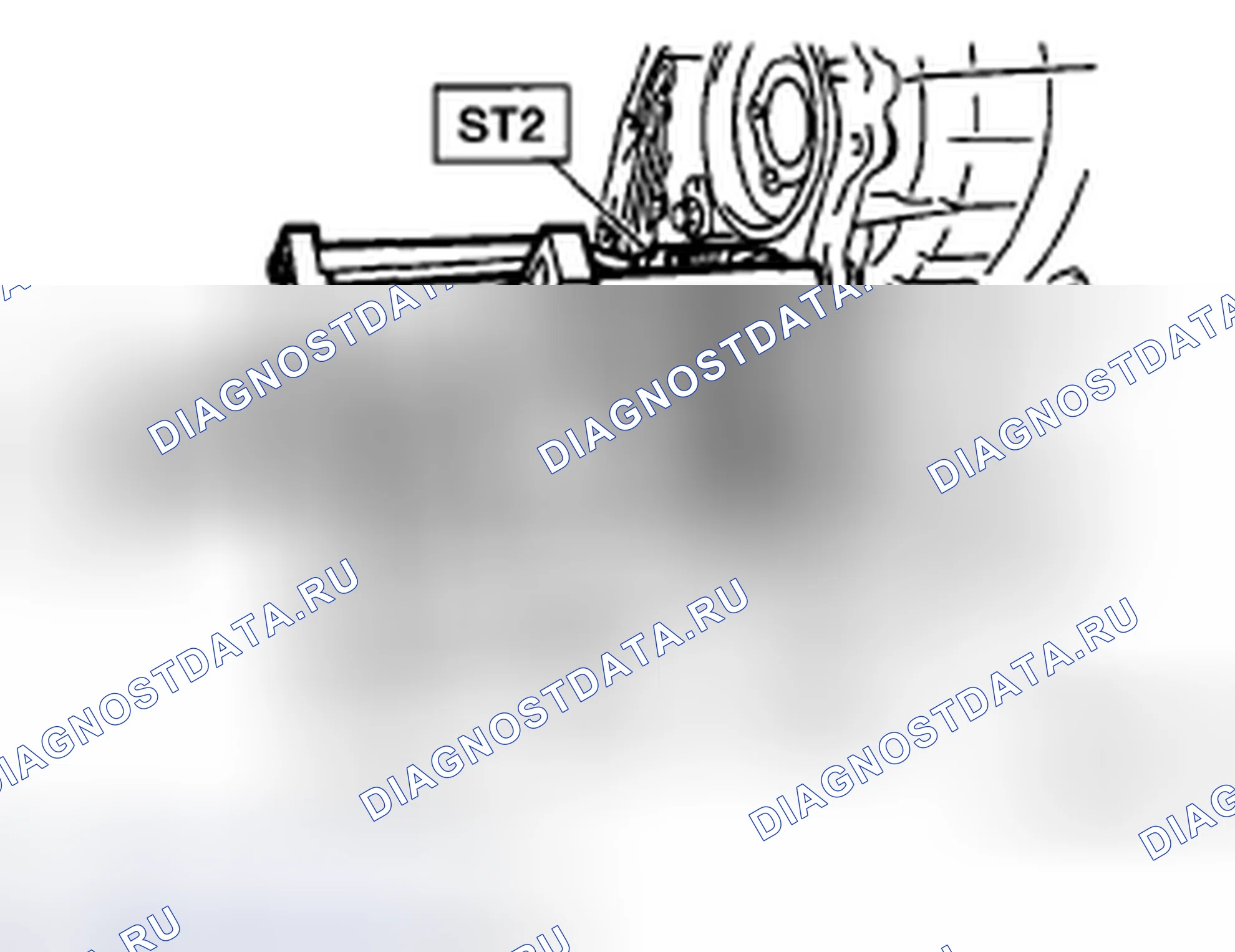 Рис. 513: ДЕМОНТАЖ. Subaru Outback BP рестайлинг