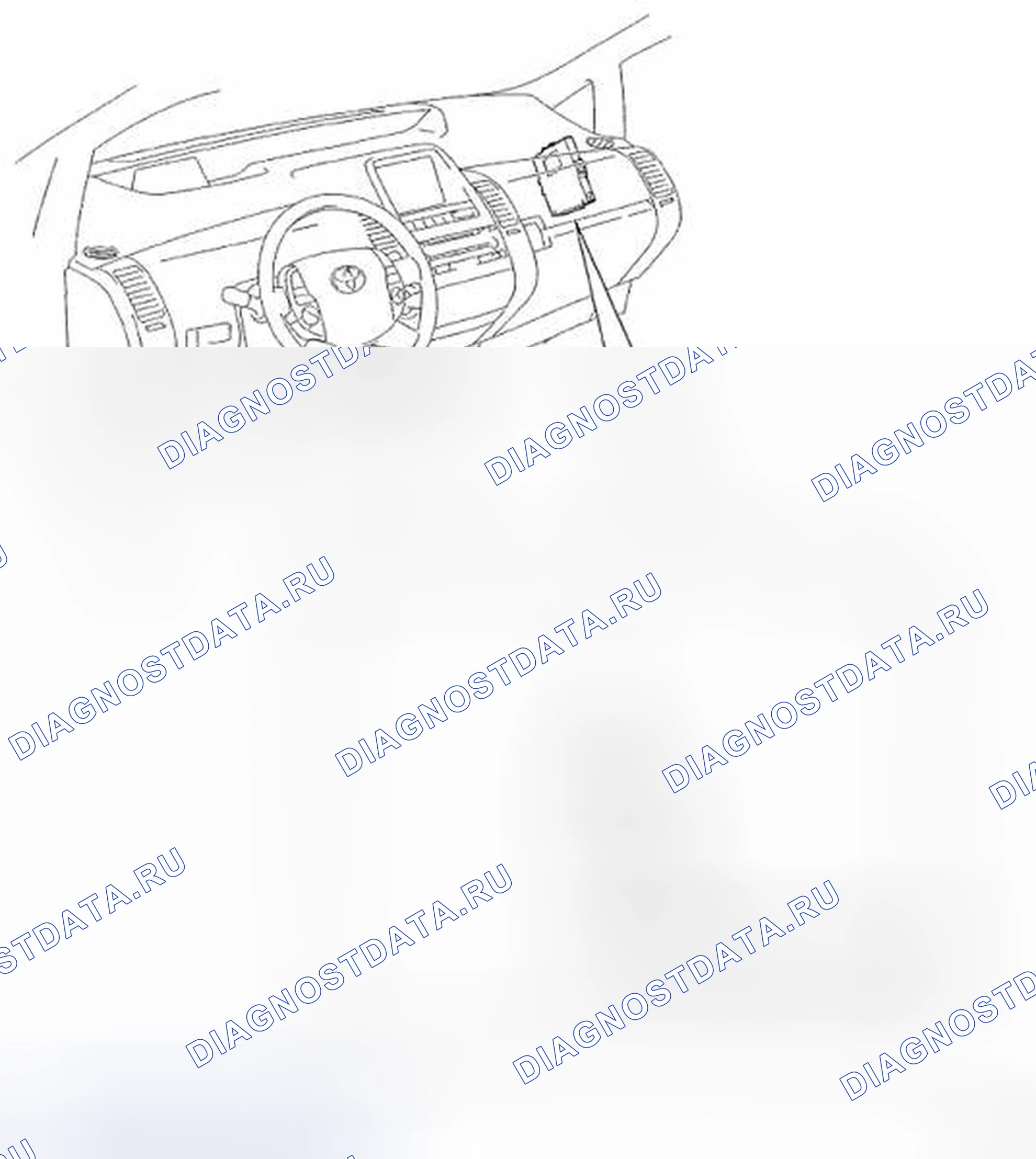 Рис. 278: КОМПОНЕНТЫ. Toyota Prius II рестайлинг