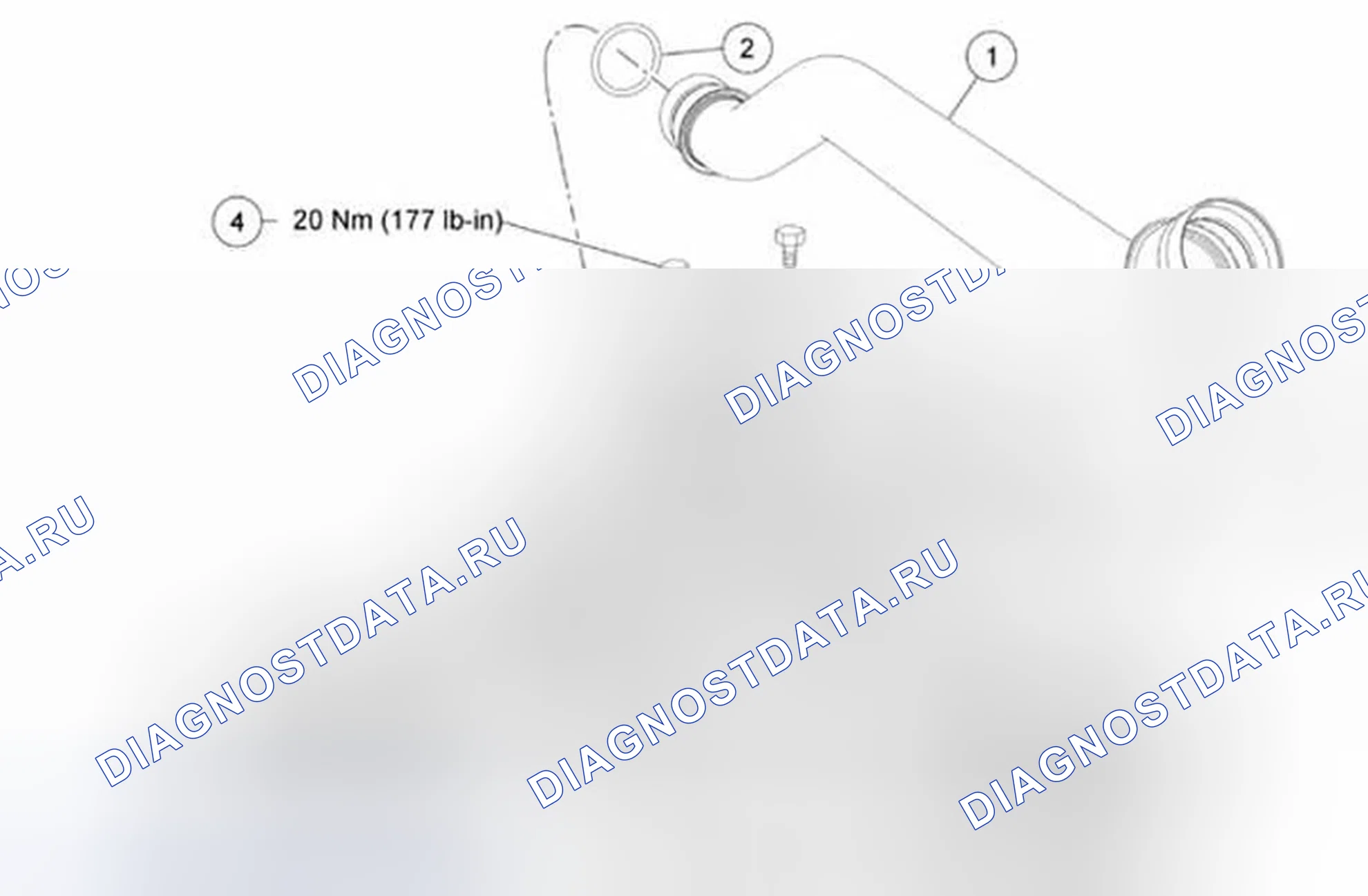 Рис. 35: Датчик детонации (Ks). Ford Edge I рестайлинг