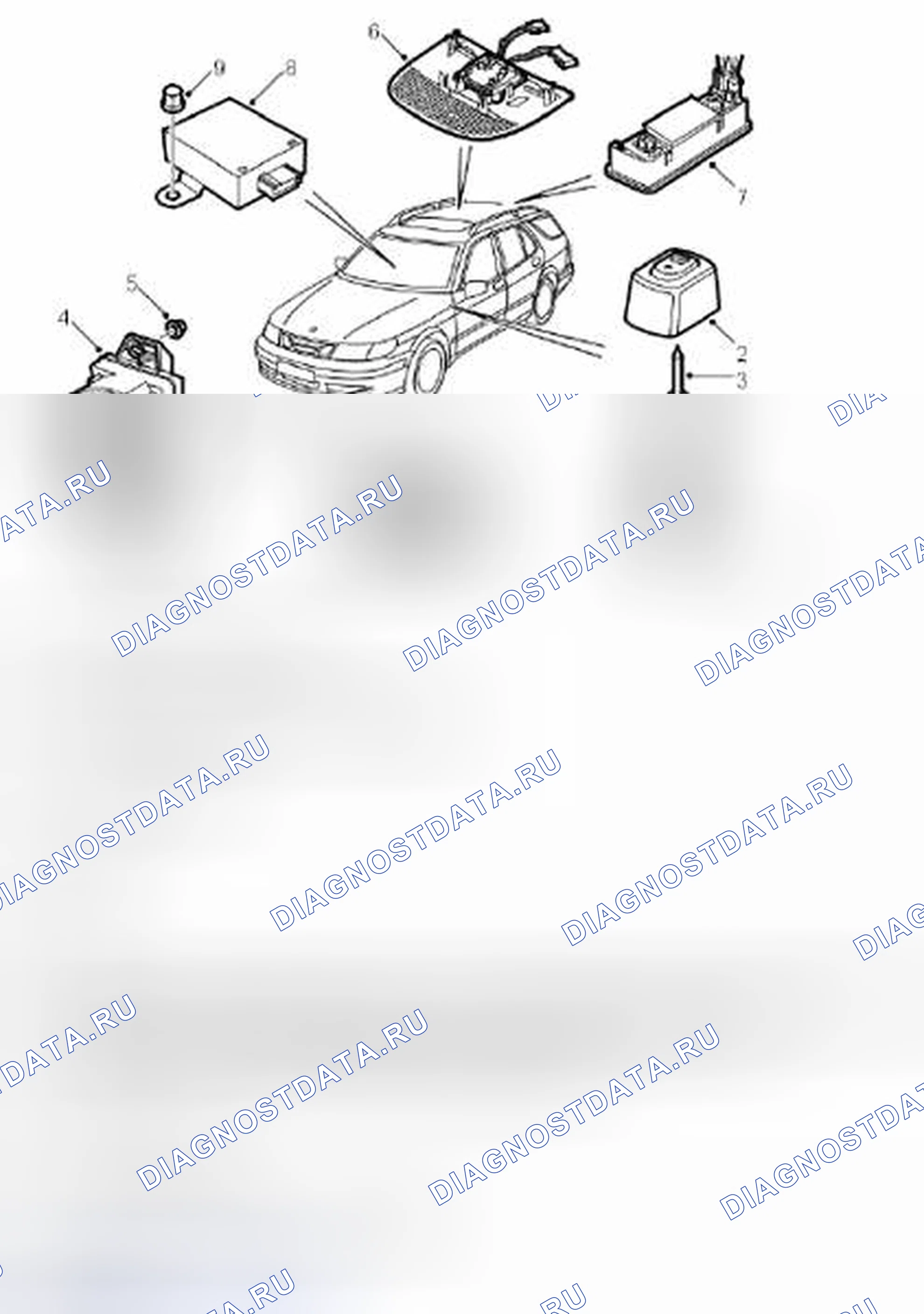 Рис. 607: Компоненты комплекта (5d). Kia Picanto III