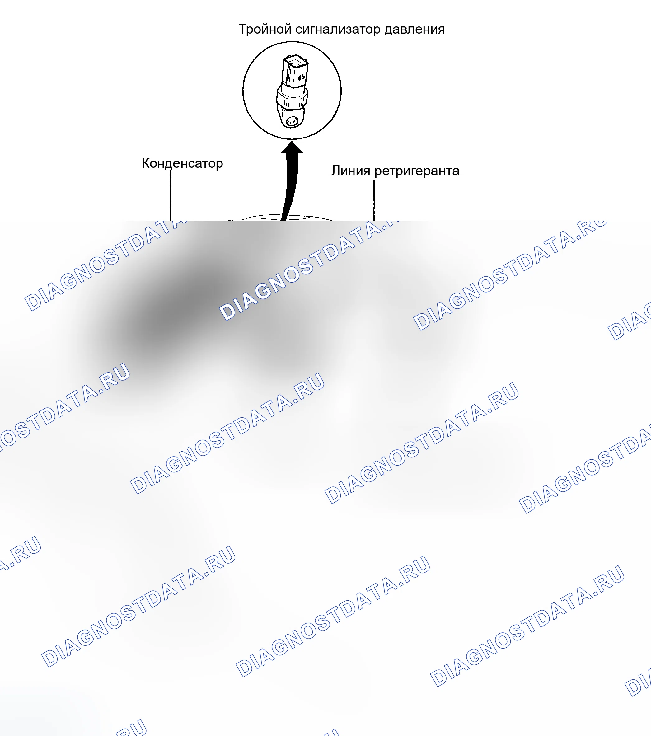Рис. 23: РАСПОЛОЖЕНИЕ КОМПОНЕНТОВ. Hyundai Tucson I