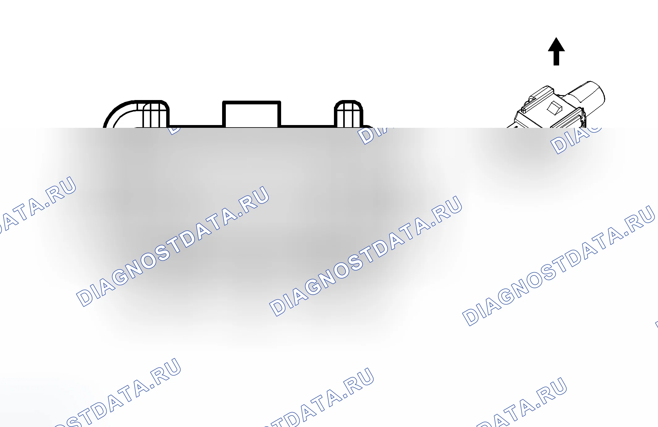 Рис. 21: Разъем USB X92 (UA3). Cadillac ATS I