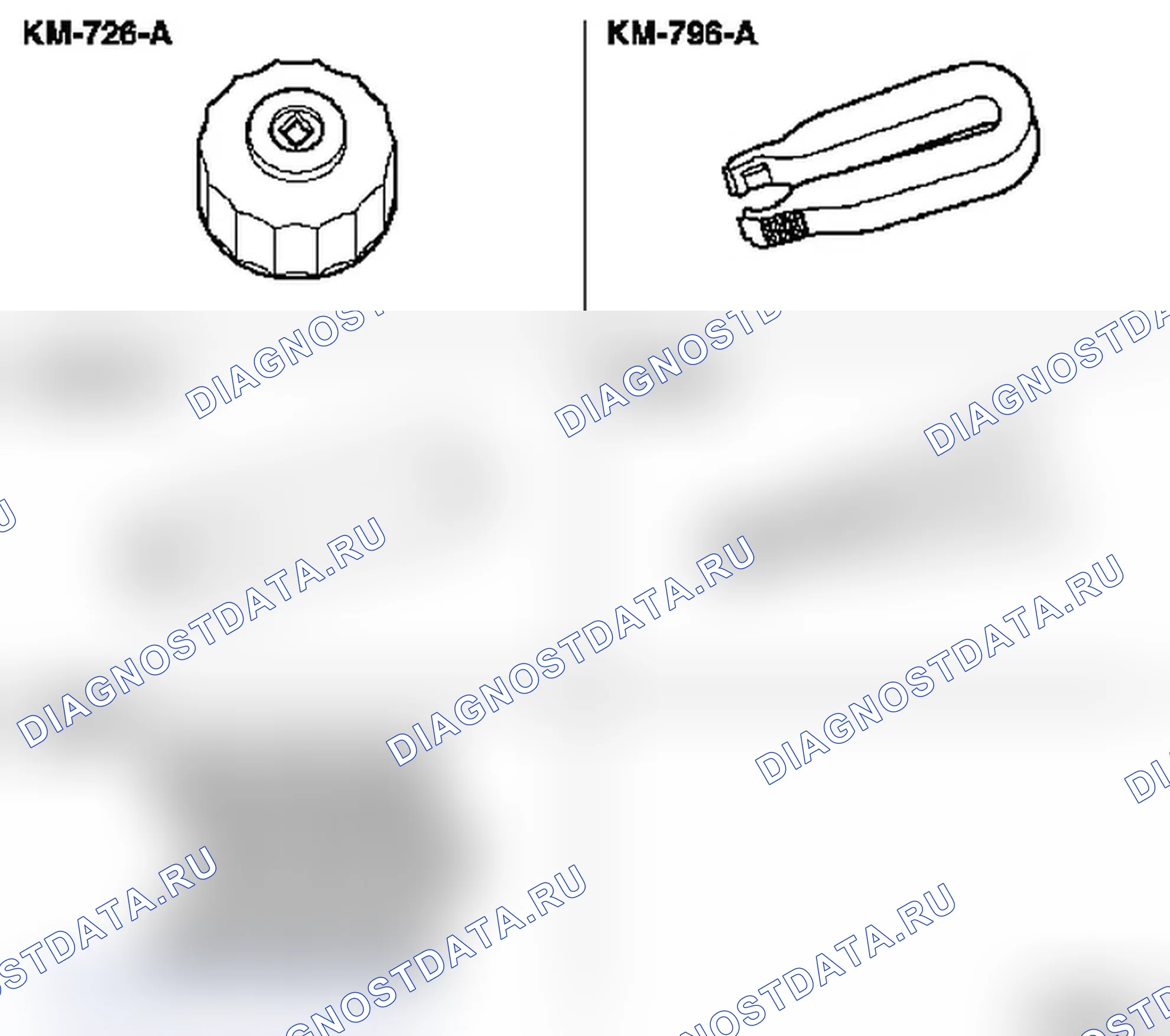 Специальные инструменты (DOHC-I). Opel Zafira A рестайлинг