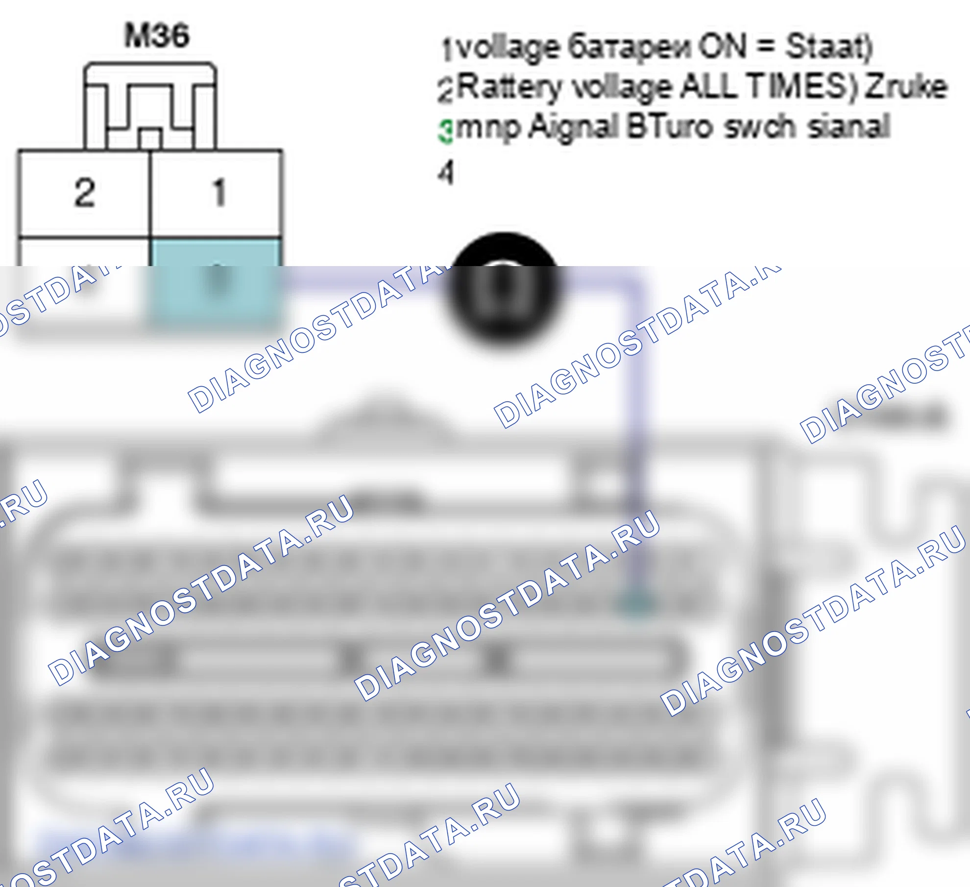 Контроль проводов — P0571. Kia Sorento BL