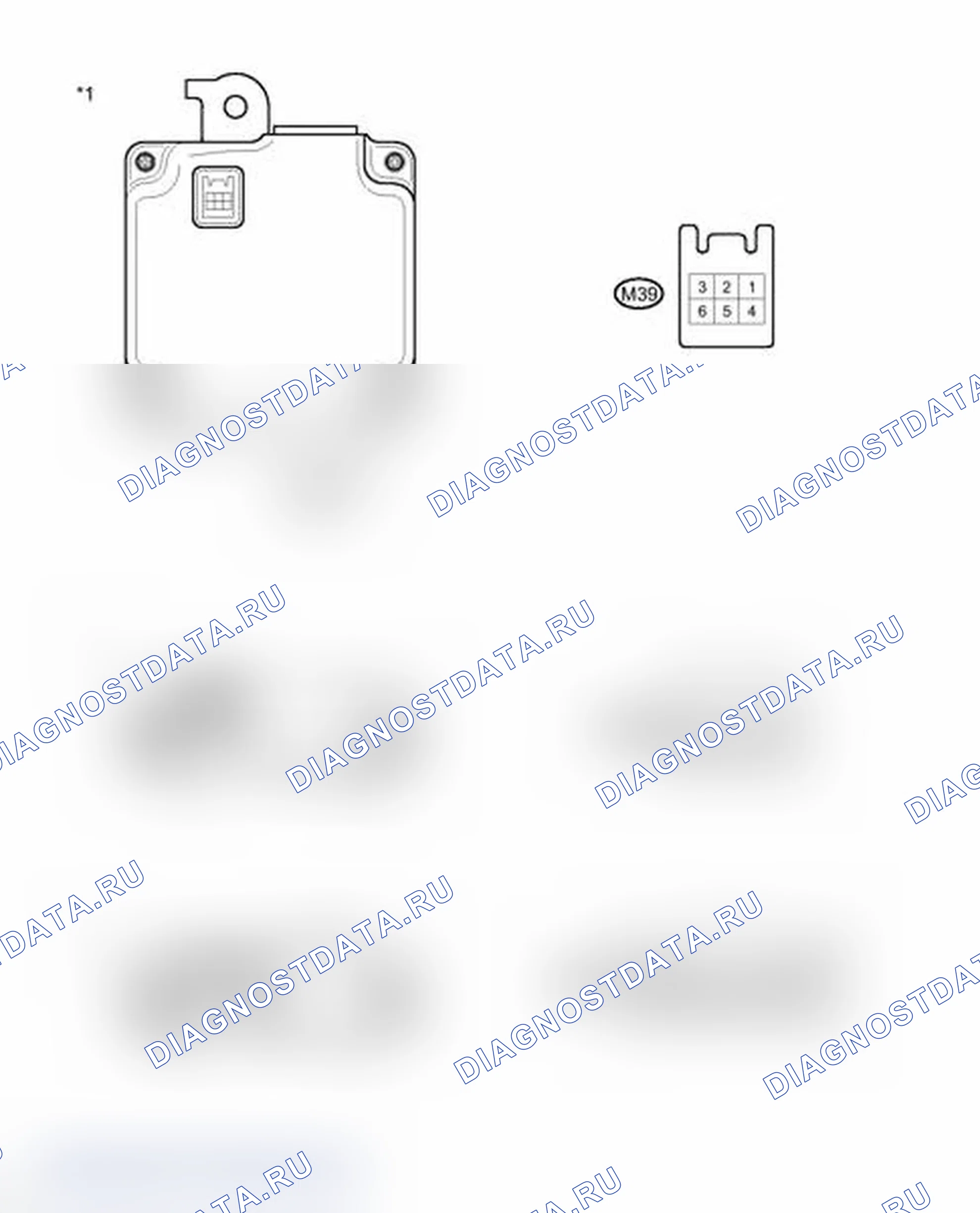Рис. 381: КЛЕММЫ ЭБУ. Toyota Prius C I