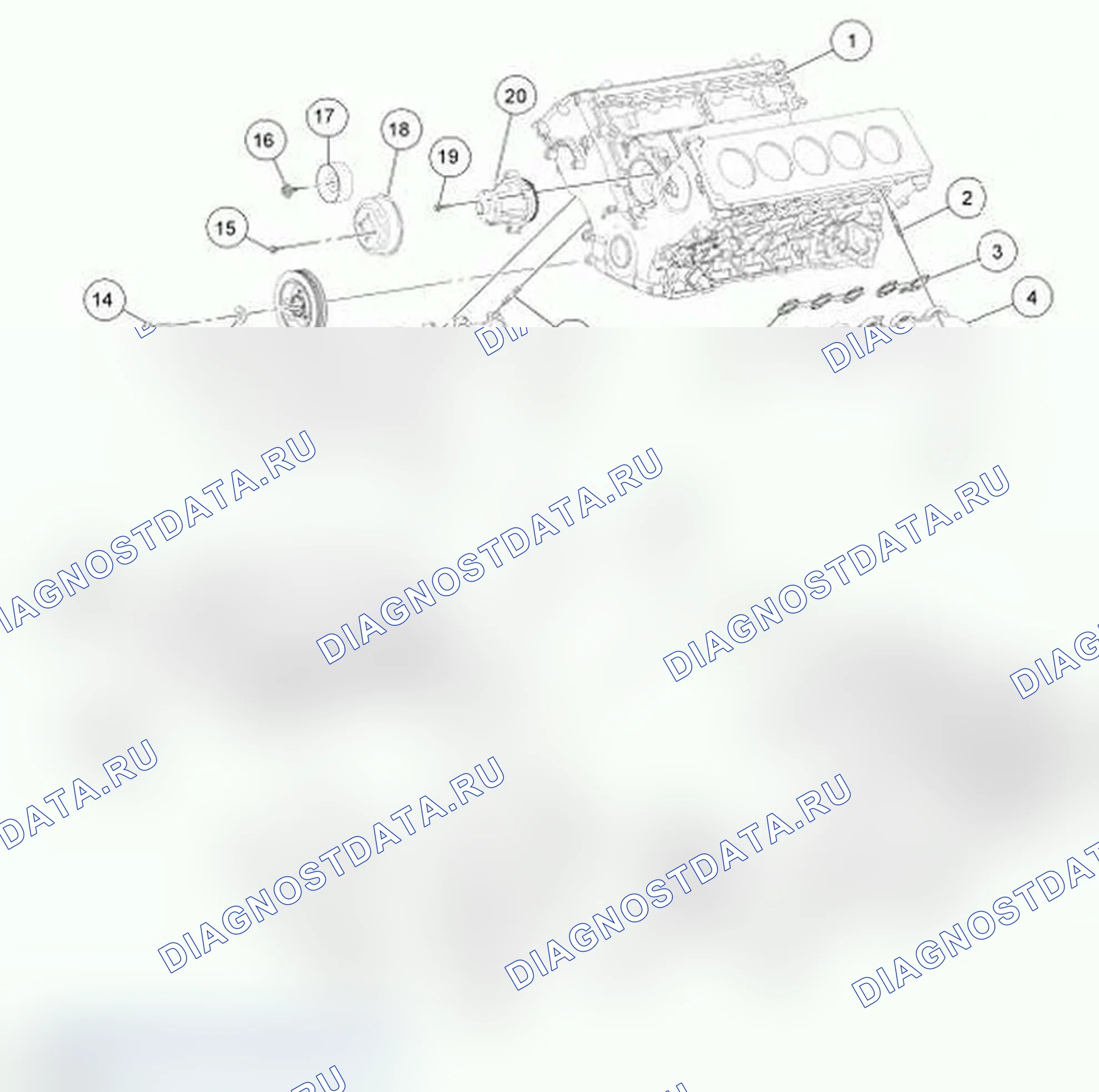 Рис. 540: Основные внешние компоненты. Ford Cutaway E350 Super Duty 