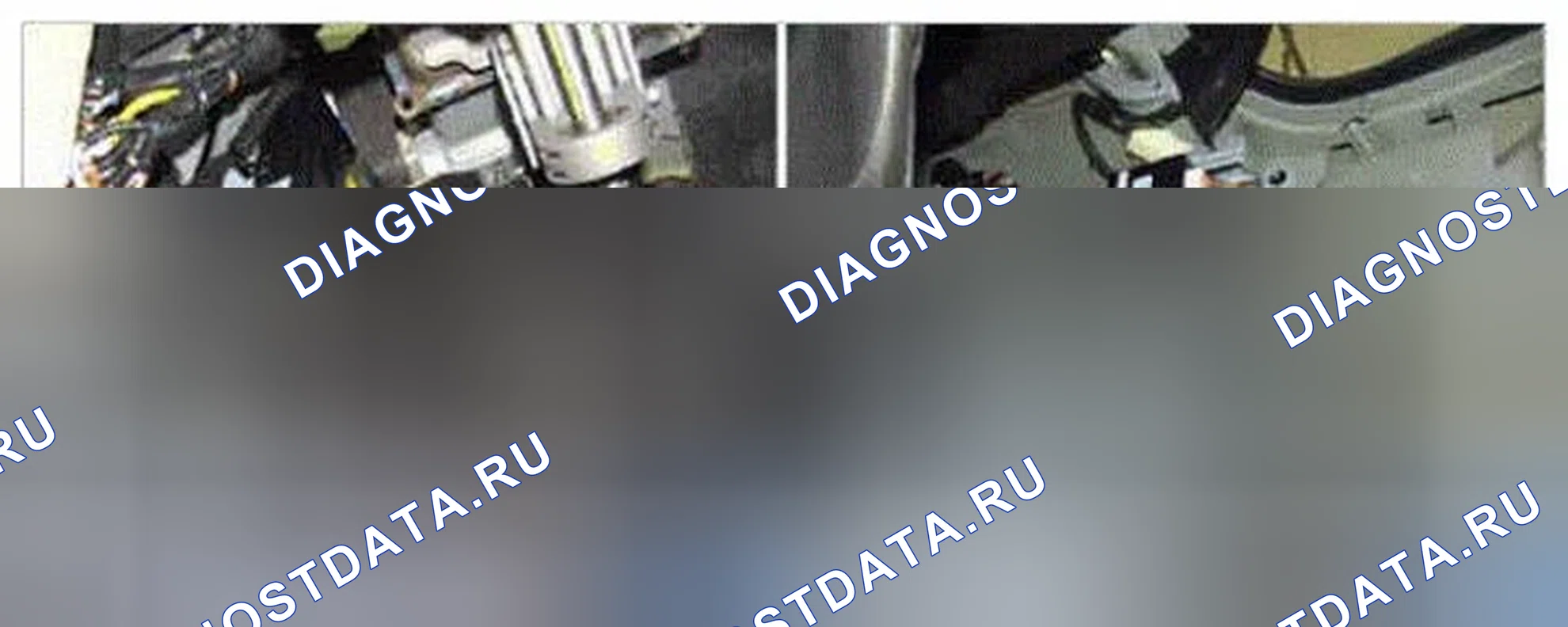 Рис. 169: Расположение компонентов. Hyundai Genesis I рестайлинг
