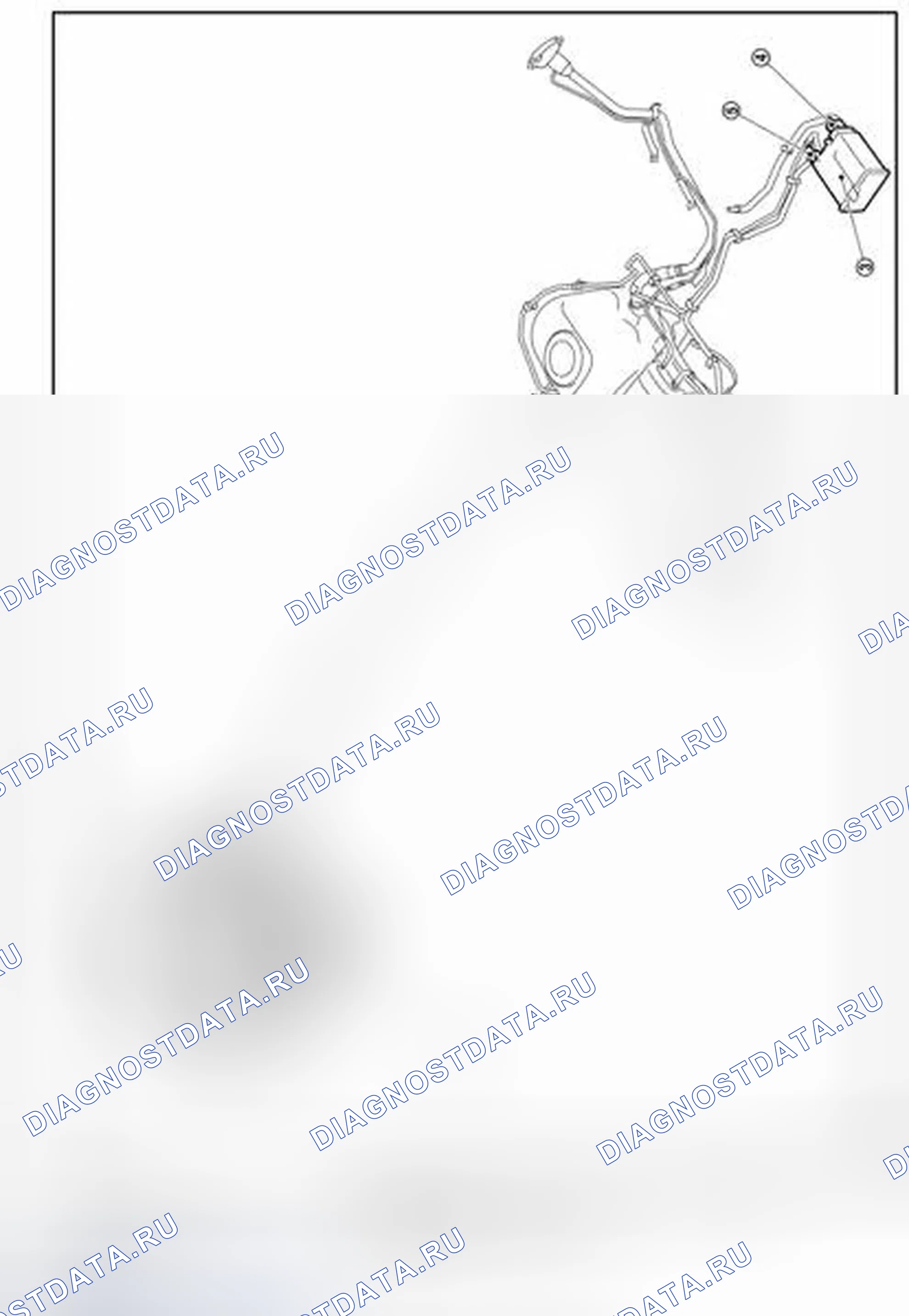 Рис. 7: ЛИНИЯ ИСПАРИТЕЛЬНЫХ ВЫБРОСОВ. Infiniti M37 IV