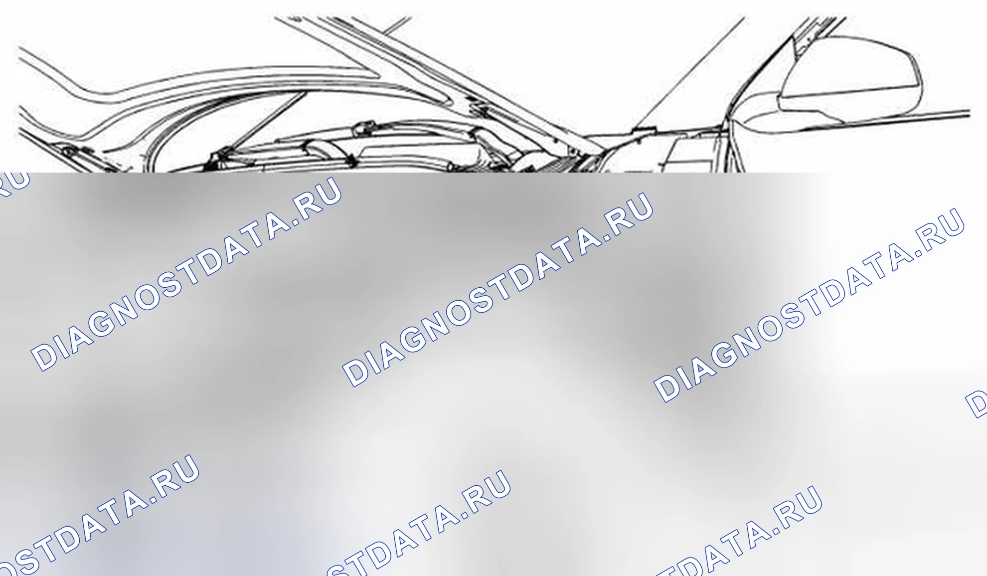 Рис. 11: Замена контейнера растворителя омывателя ветрового стекла. Kia Optima I