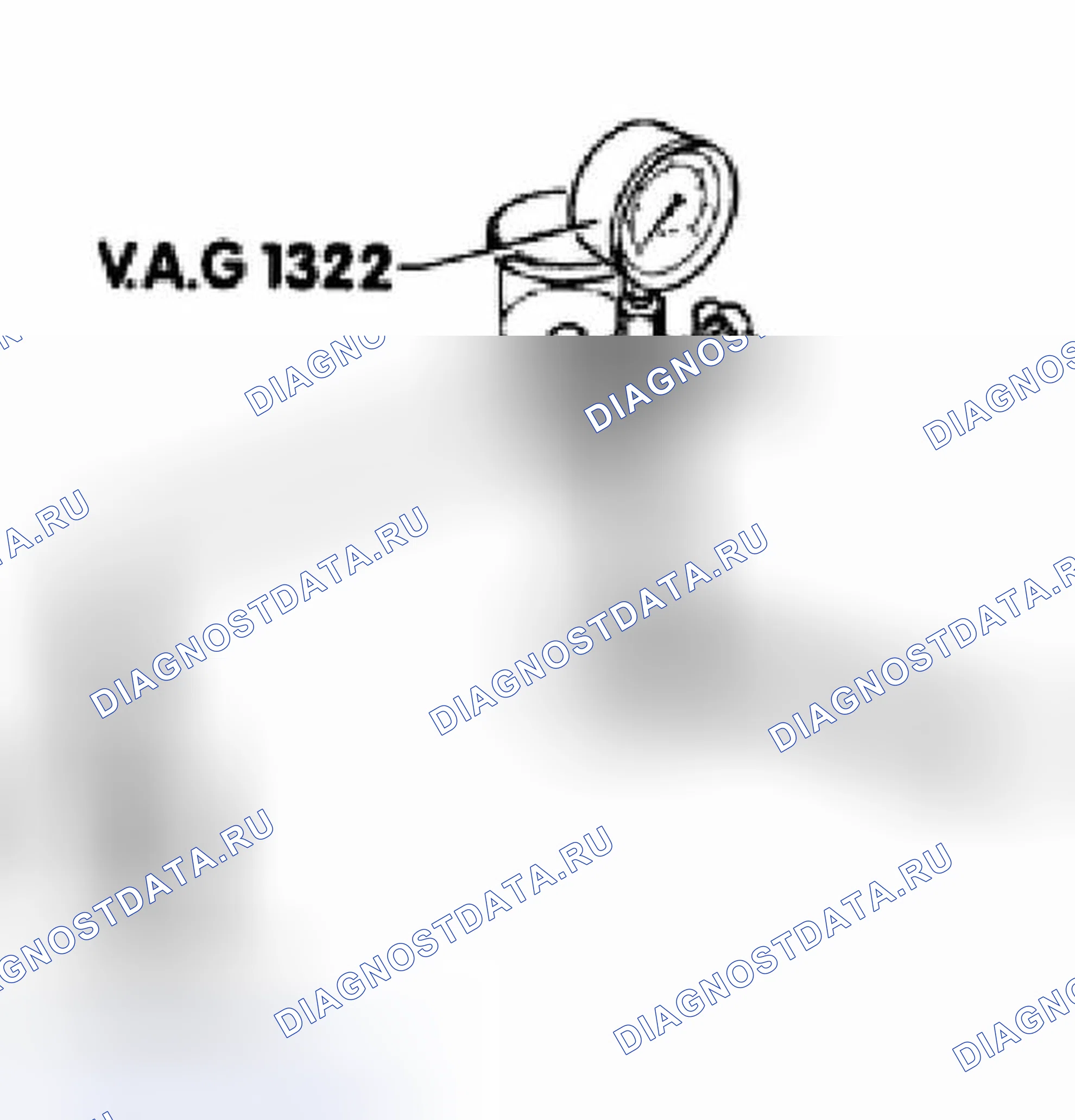 Рис. 127: Проверка топливной форсунки. Volkswagen Jetta III