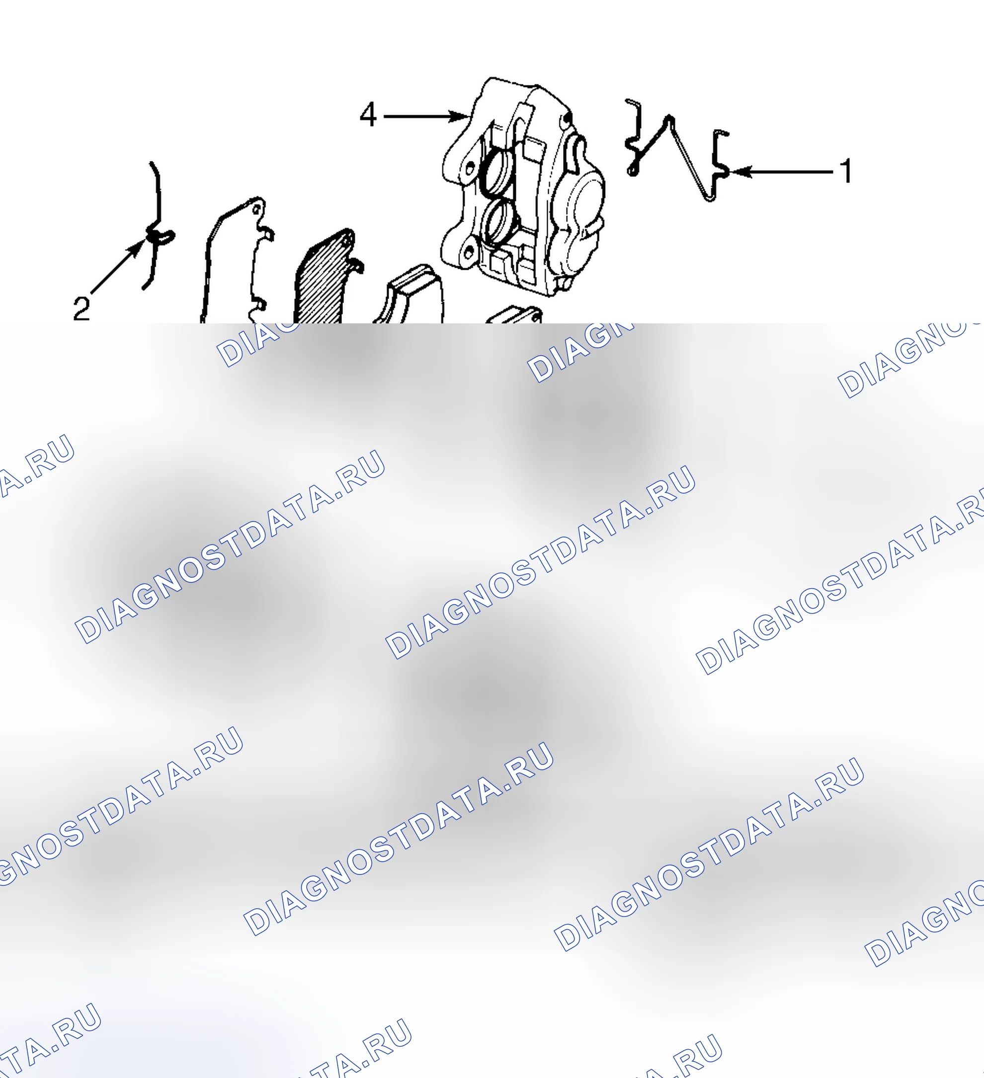 Рис. 2: Удаление (4WD). Toyota T100 I