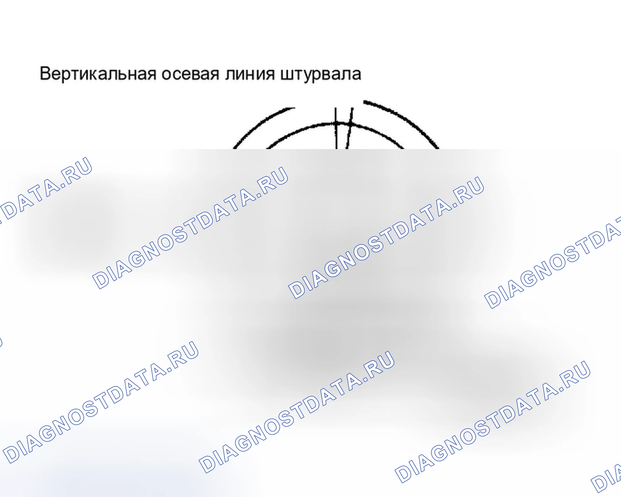 Рис. 5: Определение угла заклинивания. Chrysler Cirrus I