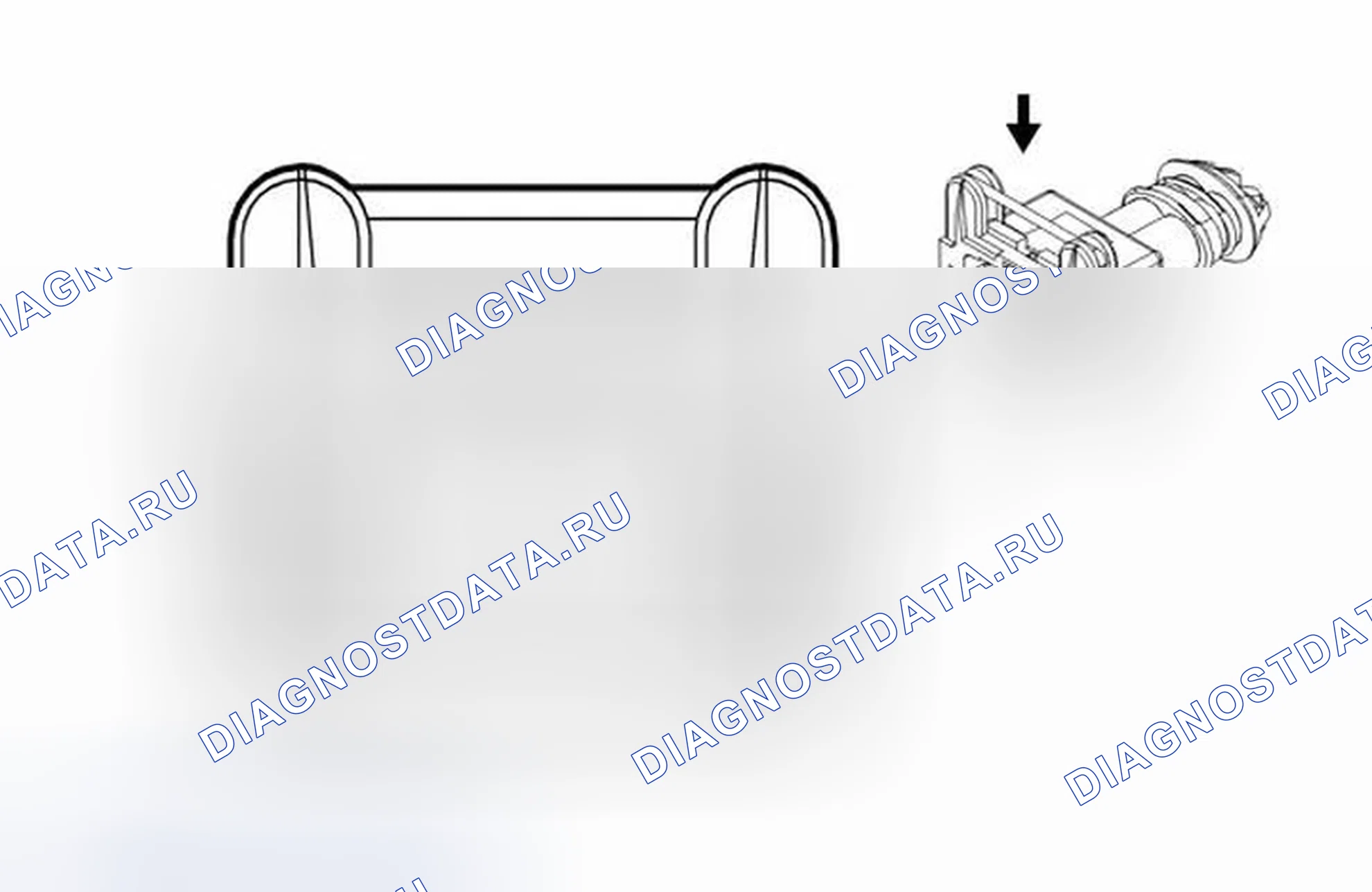 Рис. 4: Q17A Топливная форсунка 1 (LUW / Lwe). Chevrolet Cruze I рестайлинг