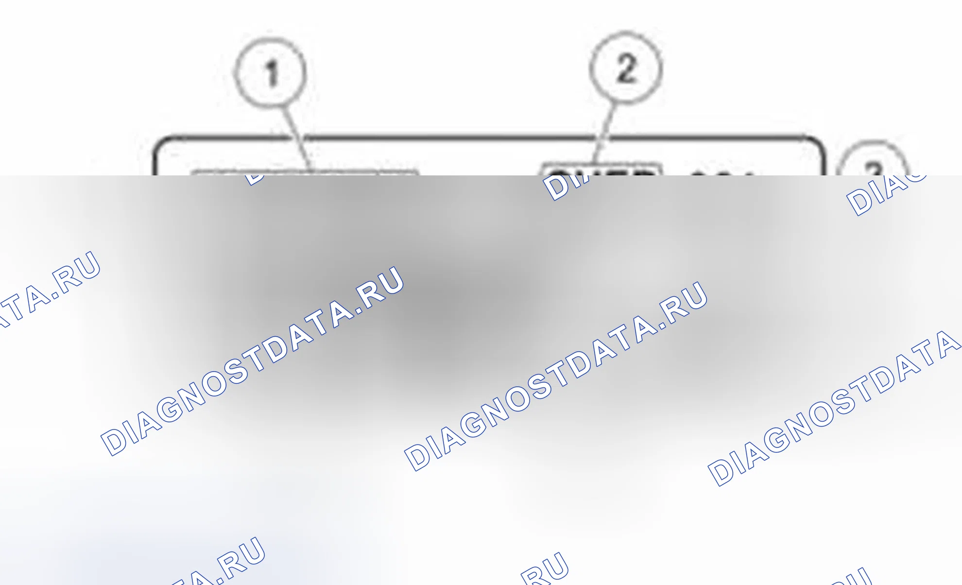 Рис. 208: Этикетка с информацией о коде двигателя. Ford C-MAX II