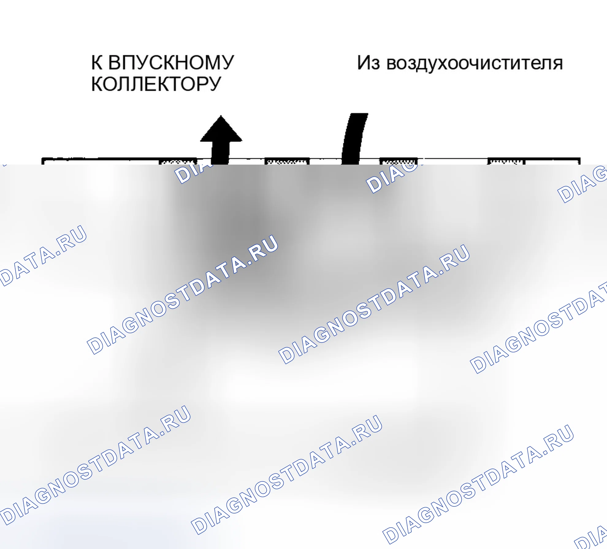 Рис. 42: Клапан управления подачей воздуха на холостом ходу (регулятор холостого хода). Honda Element YH2
