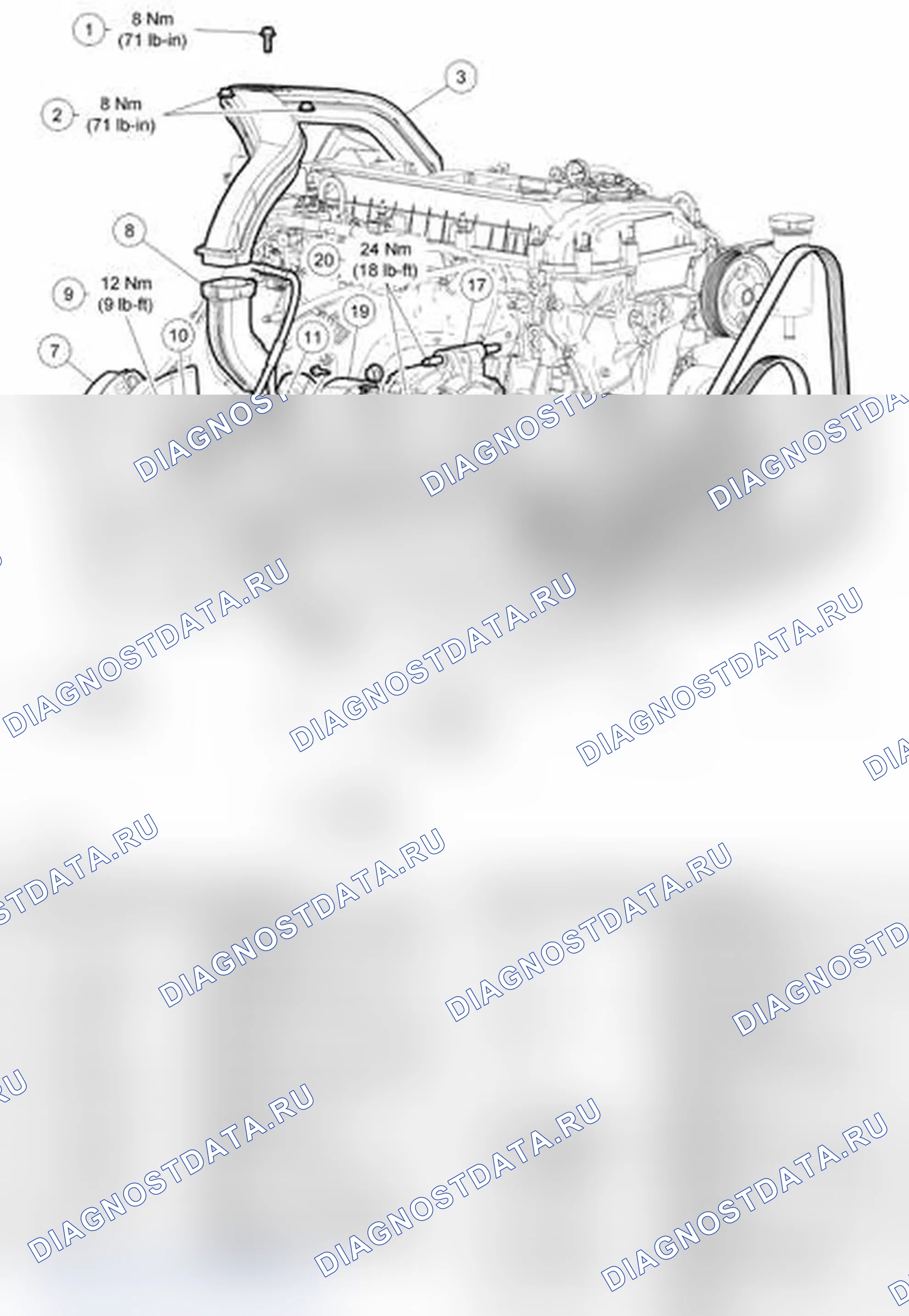 Рис. 1: Генератор - 2.3L. Lincoln Zephyr US