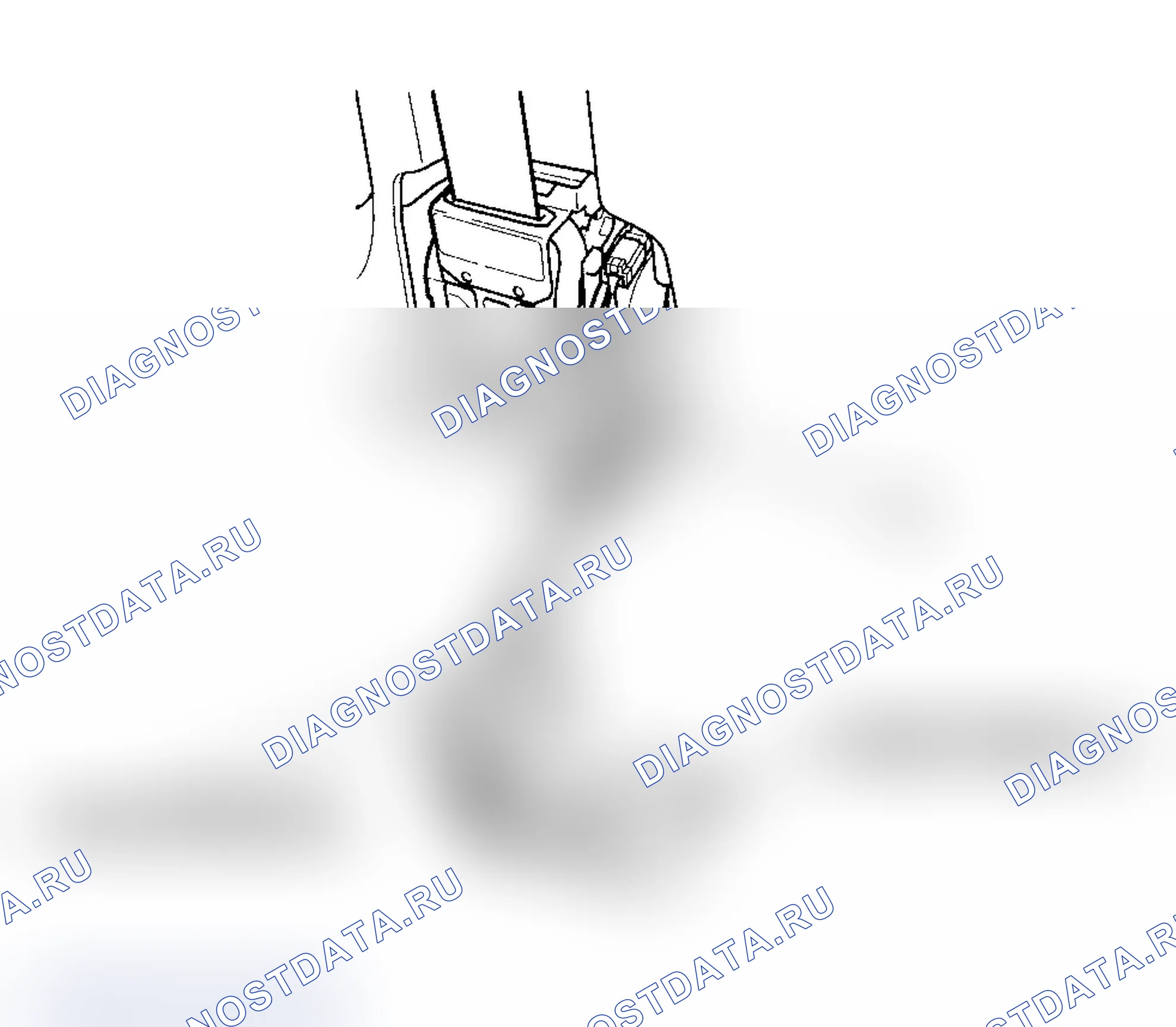 Рис. 75: расшифровка кода ошибки 21-8x (с 21-80 по 21-89, с 21-8A по 21-8F): короткое замыкание для включения натяжителя ремня безопасности водителя. Acura TL III
