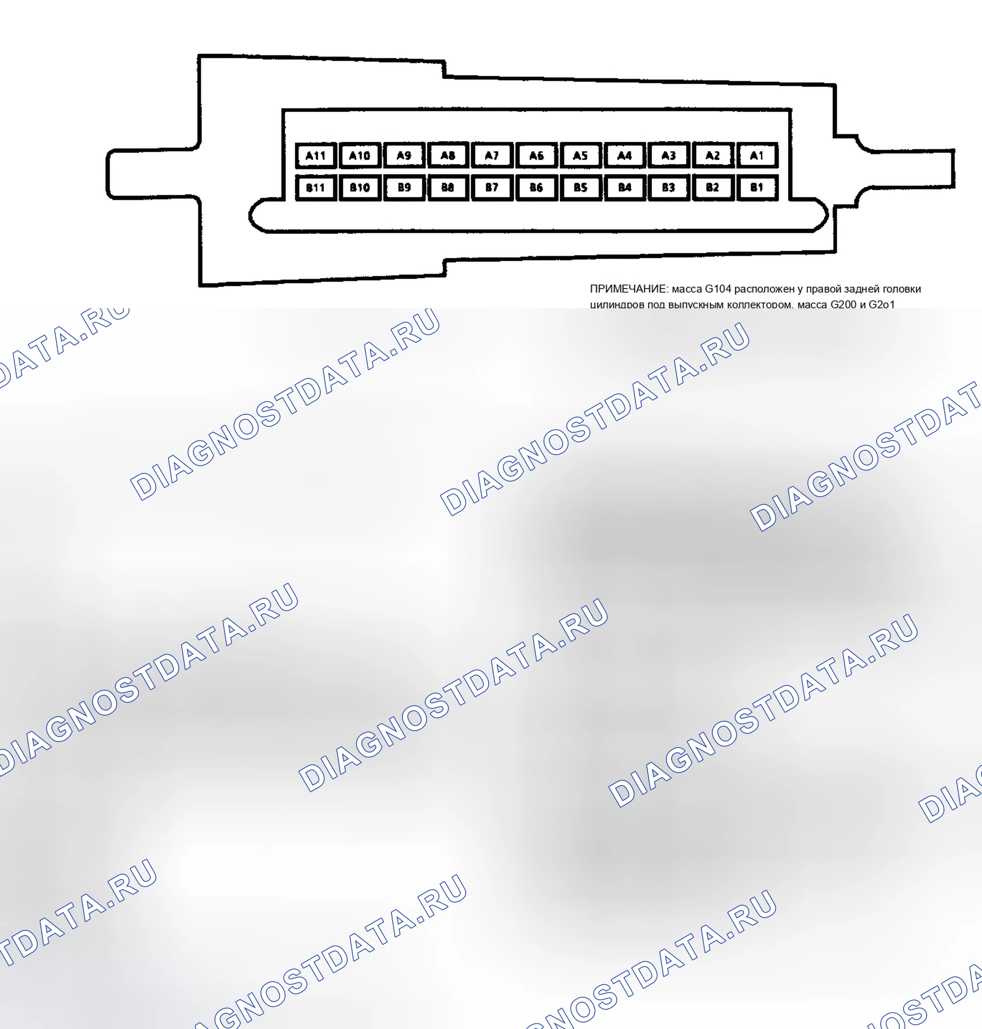 Рис. 11: Тестирование контактов C2 разъема панели приборов (IPC) (Roadmaster). Buick Regal III