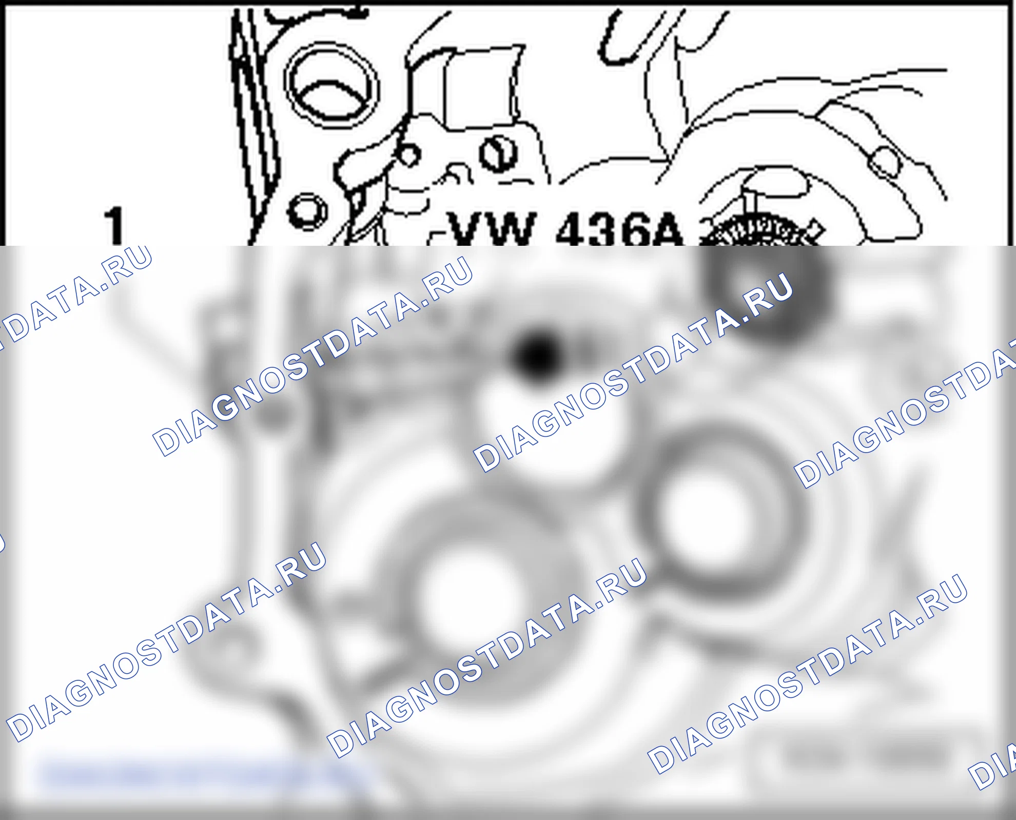Запрессовка заглушки [1]. Volkswagen Golf Mk5