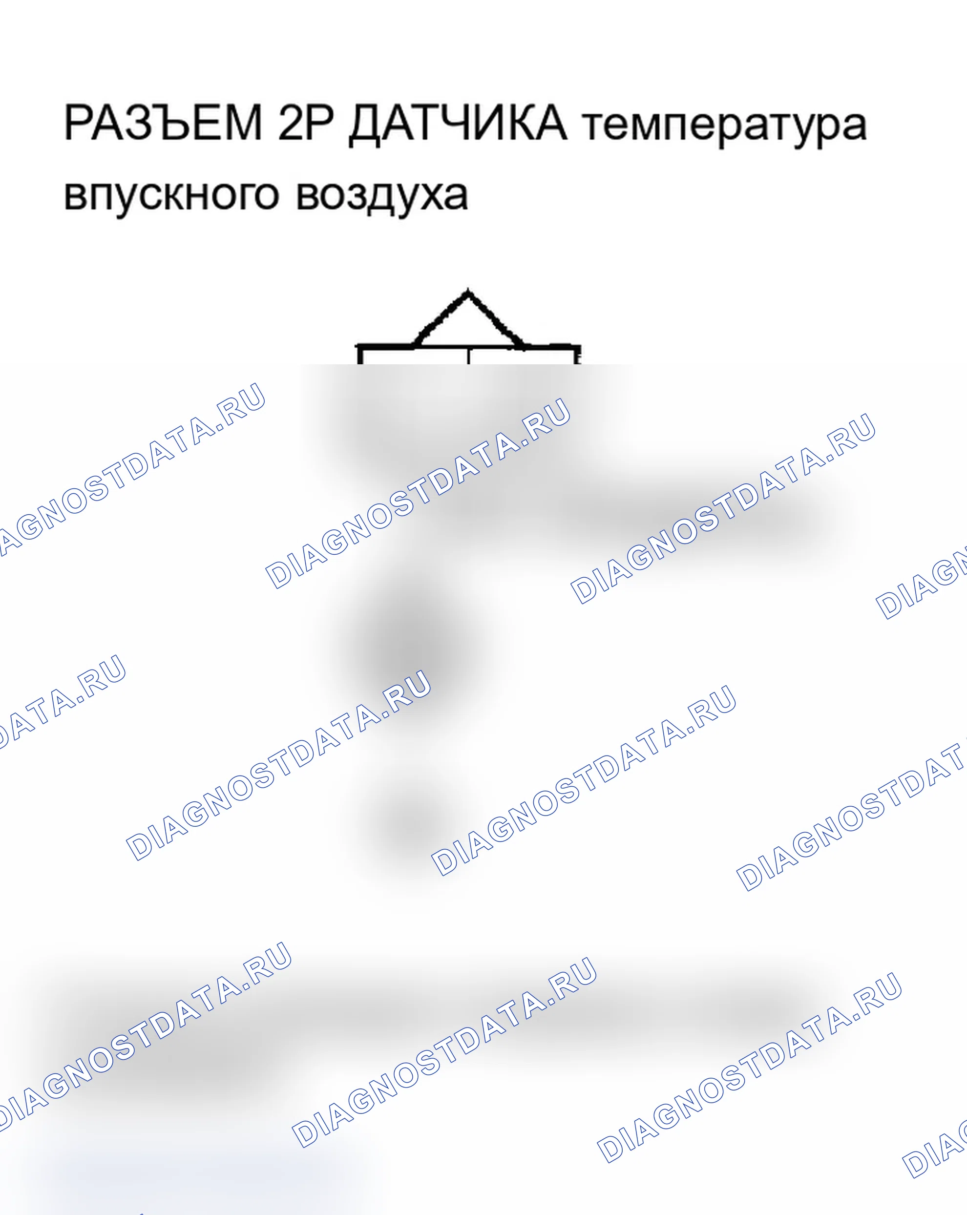 Рис. 54: P0112 расшифровка кода ошибки: низковольтная цепь датчика температура впускного воздуха (модели 2005-2006 гг.). Acura MDX I