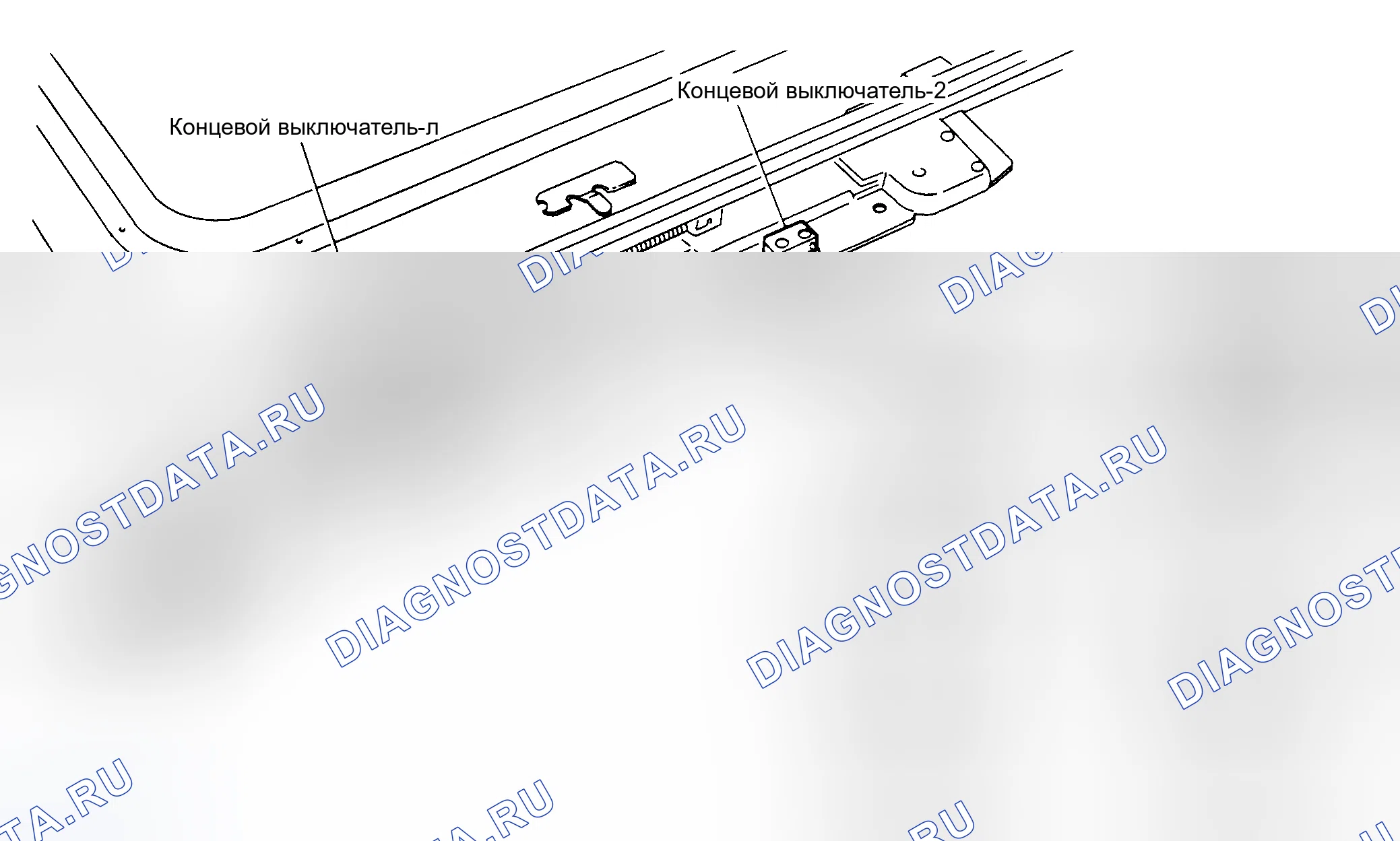 Рис. 18: КОНЦЕВОЙ ВЫКЛЮЧАТЕЛЬ. Nissan Stanza I