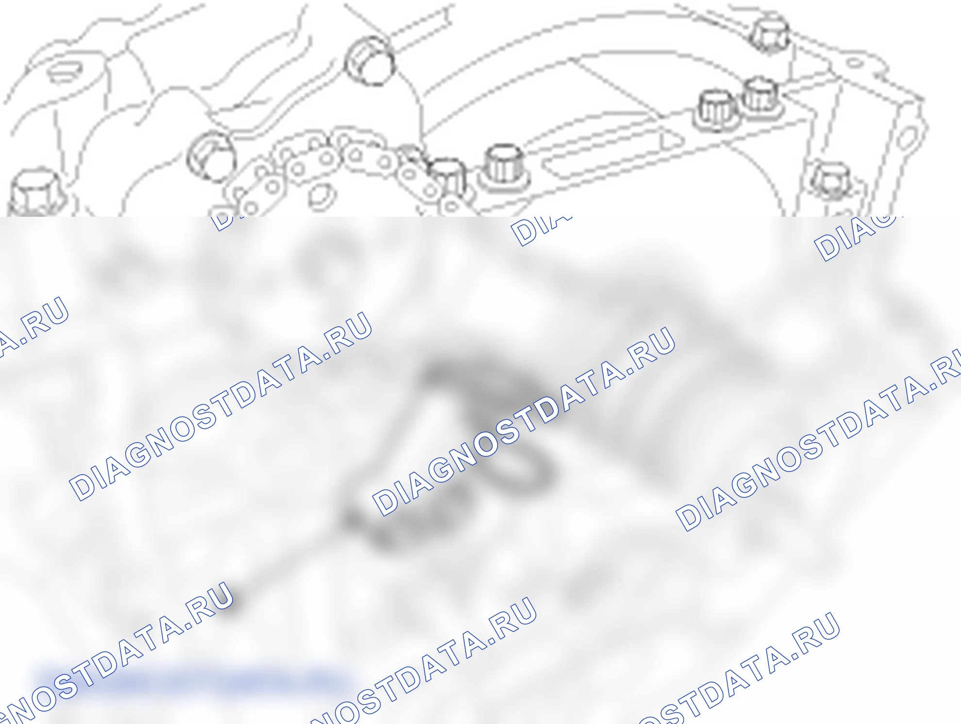 Снятие цепи ГРМ. Hyundai Genesis(Bh)-U.S. I