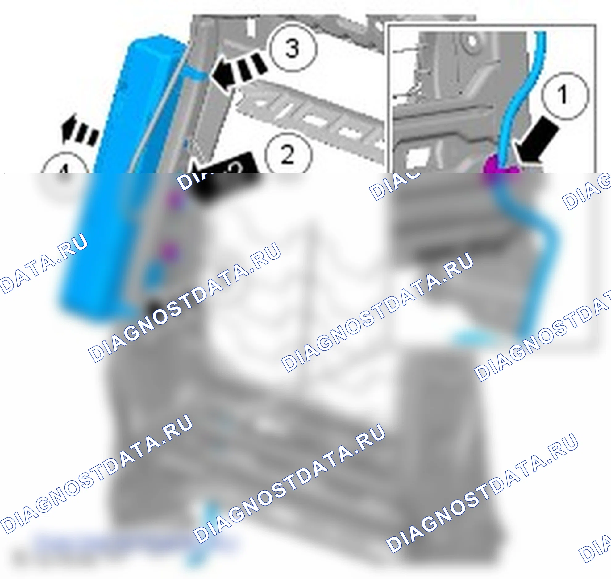 Как снять и установить боковую надувную подушку безопасности. Ford Ranger T6