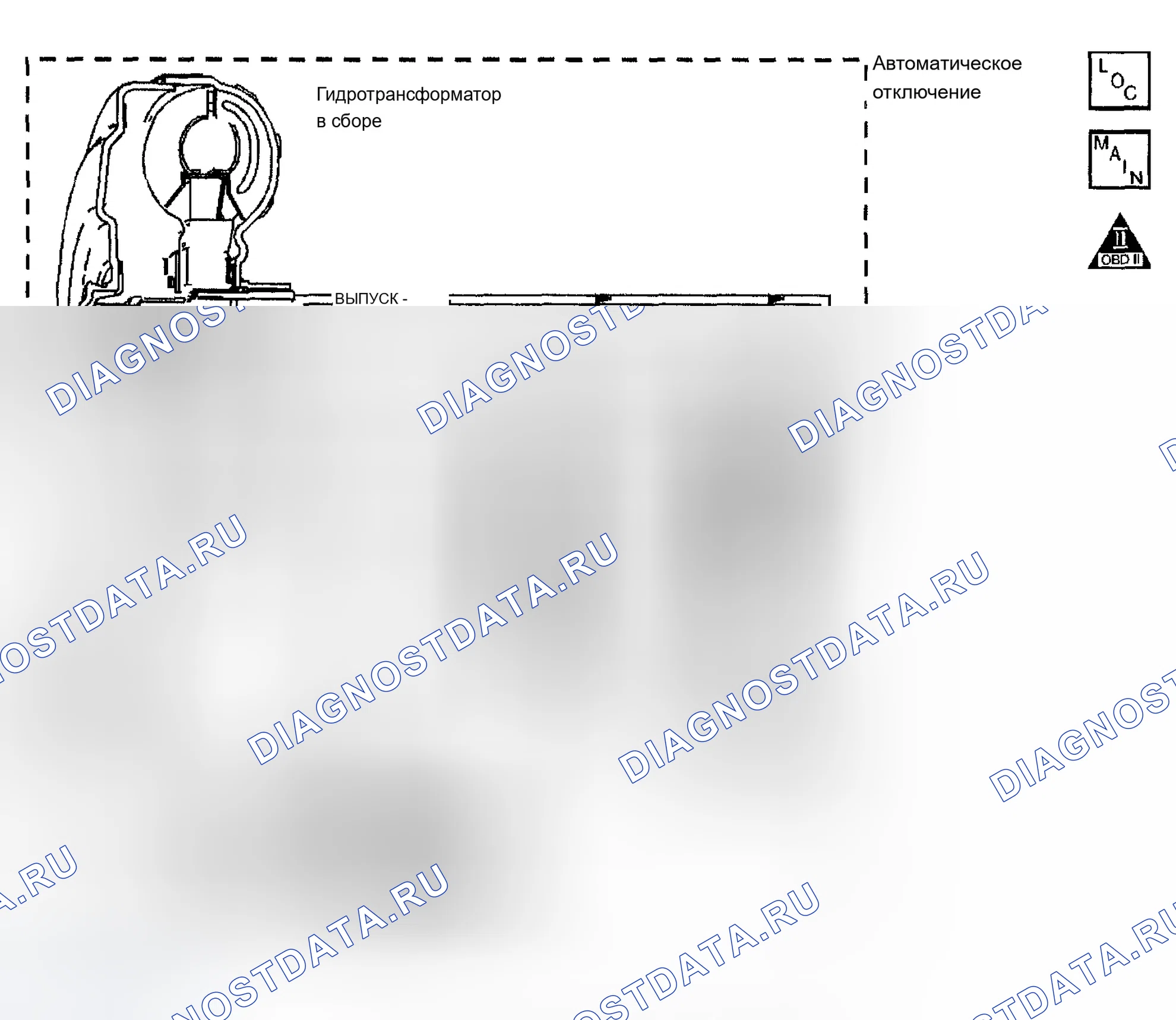 Рис. 308: расшифровка кода ошибки P0742 (4.2L): Система муфта блокировки гидротрансформатора застряла. Chevrolet TrailBlazer I
