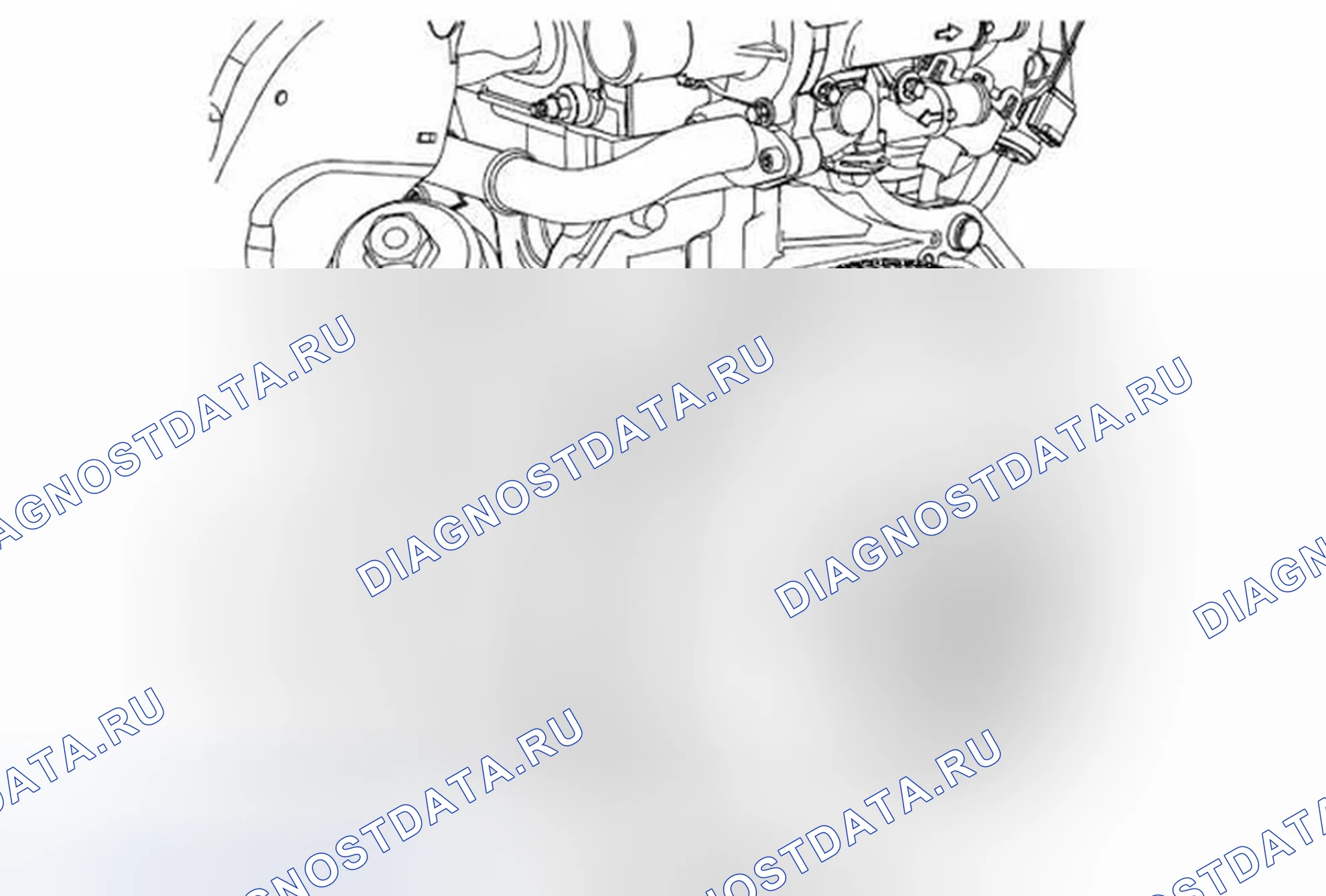 Рис. 12: Замена маховика двигателя. Chevrolet Sonic I