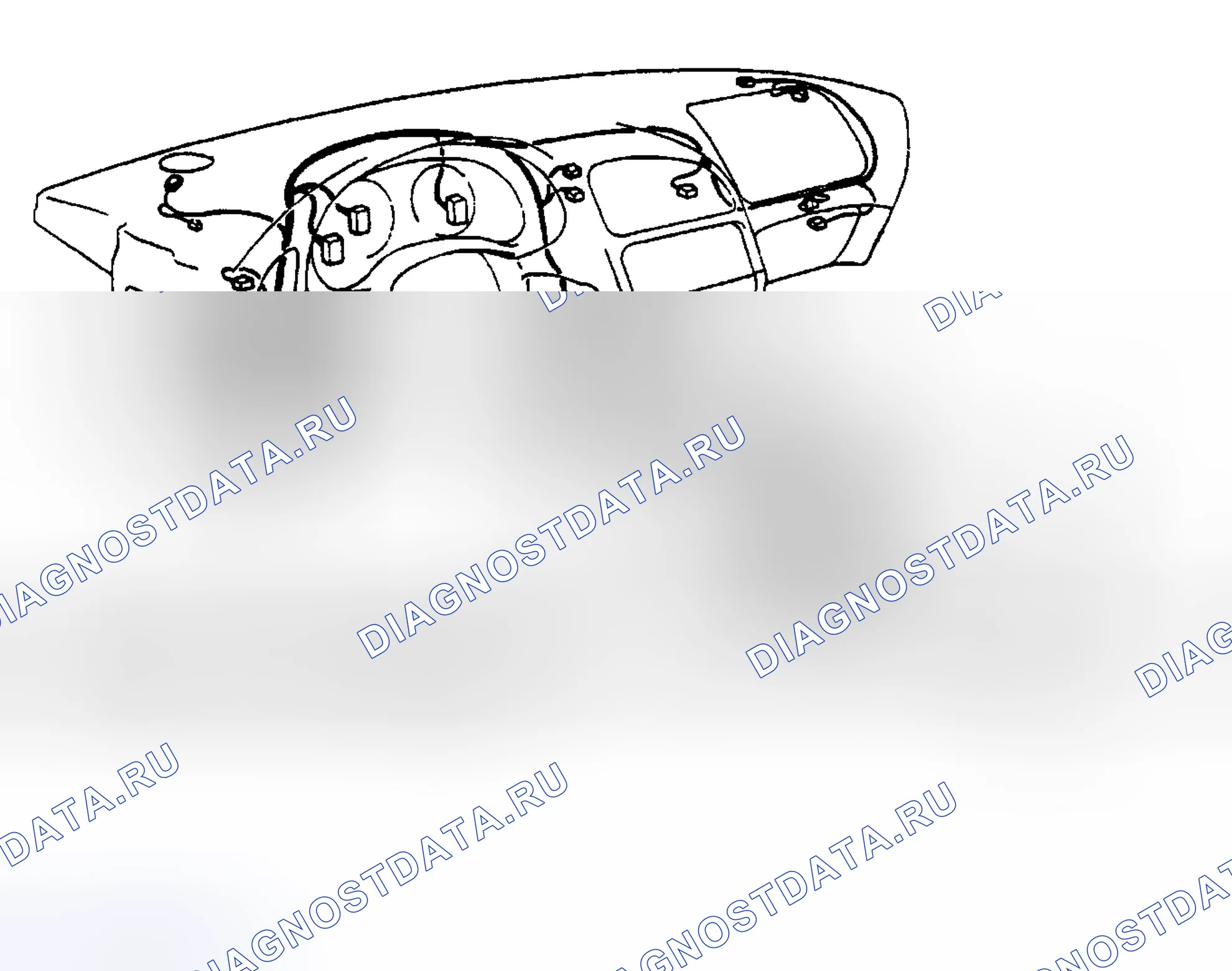 Рис. 4: Панель управления и центр. Chrysler Sebring I