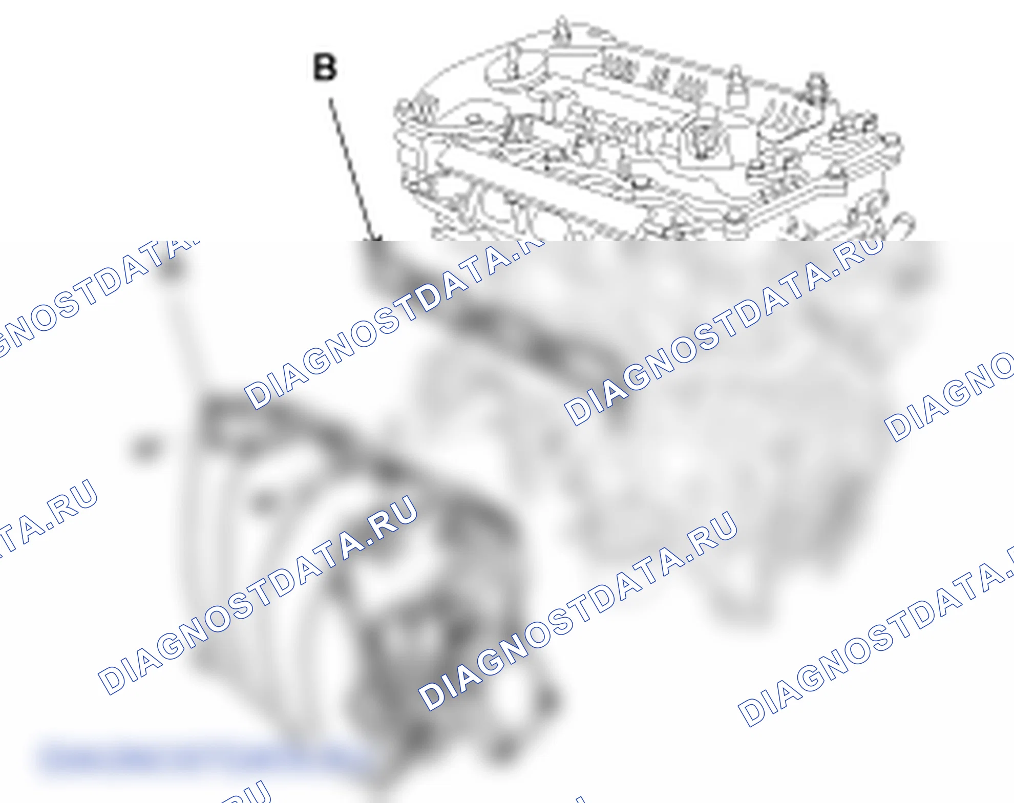 Снятие впускного коллектора. Hyundai ix35 EL