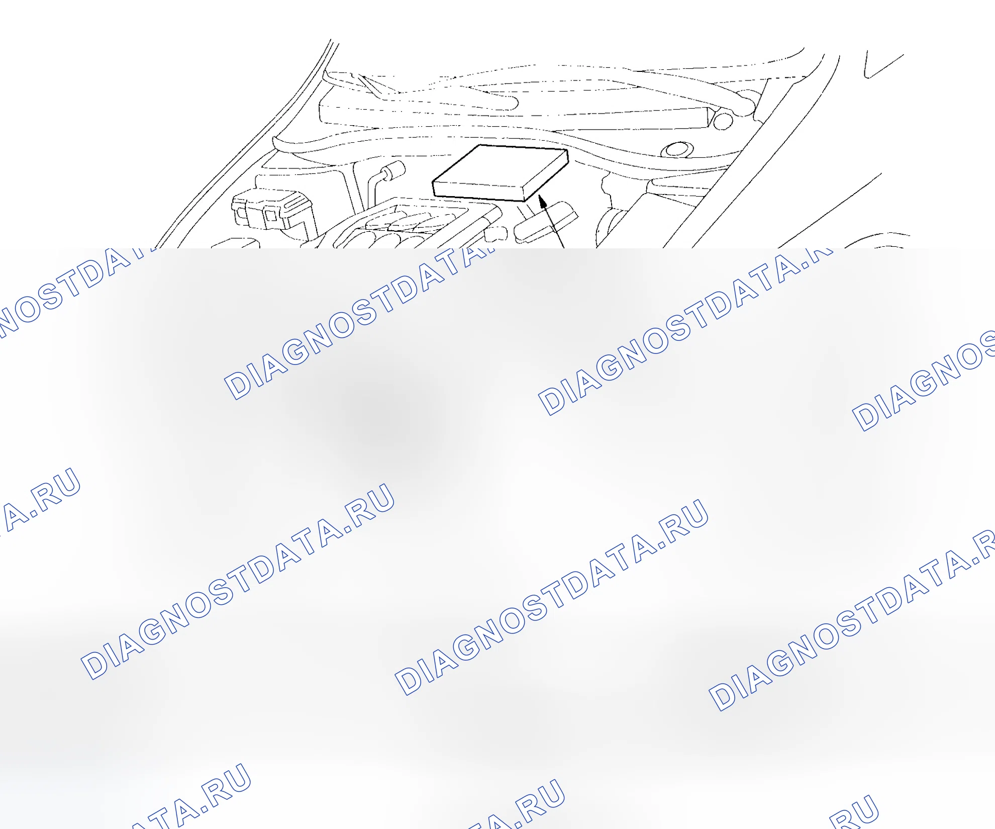 Рис. 1: Указатель расположения компонентов. Honda Odyssey II
