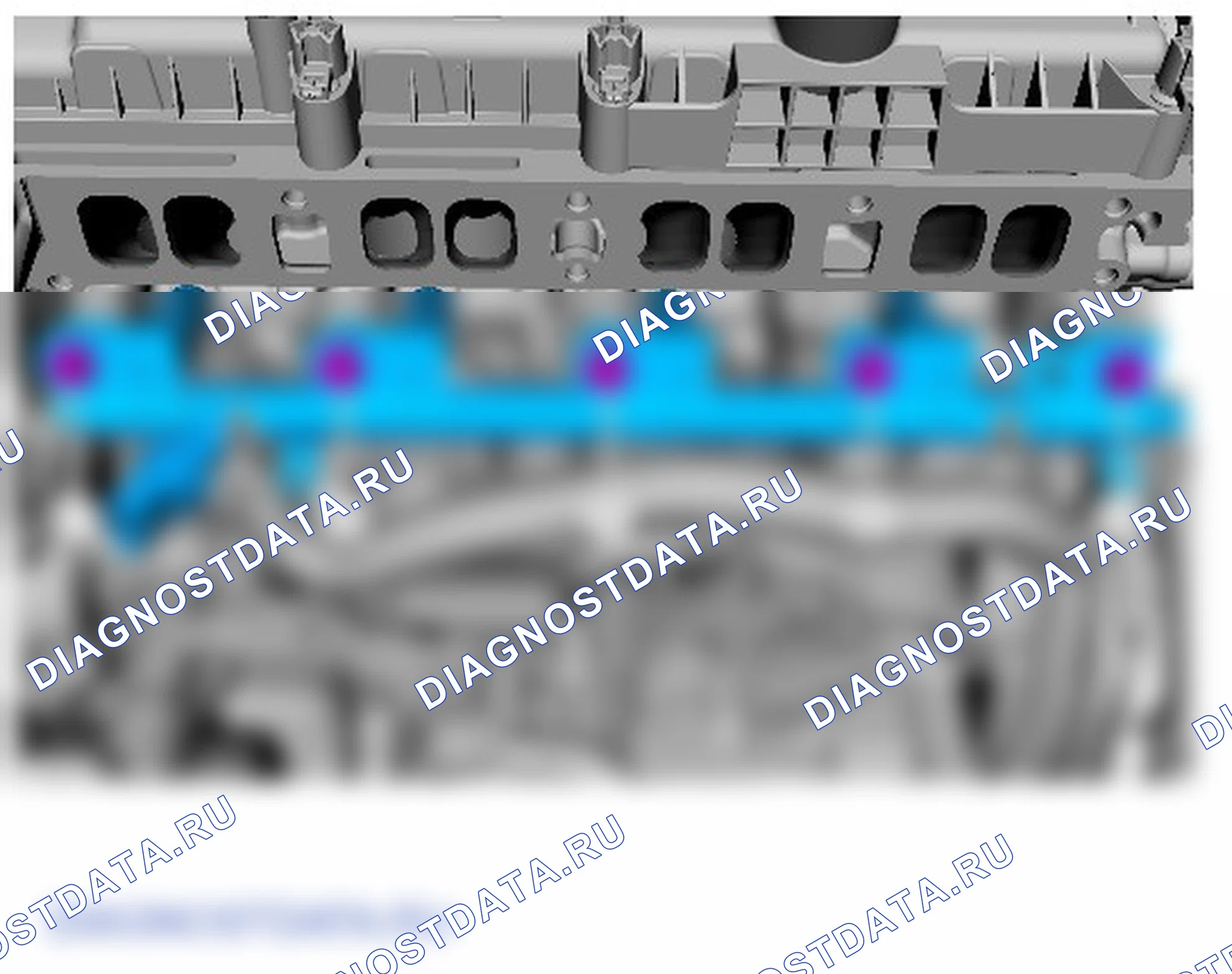 Как снять присоединяемые детали двигателя. Ford Galaxy III