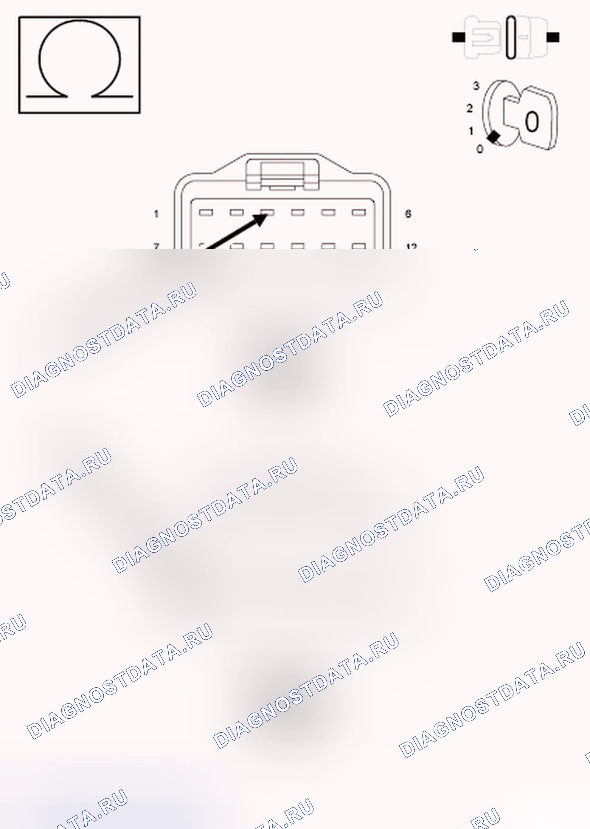 Рис. 1021: Диагностический тест. RAM Pickup 2500 