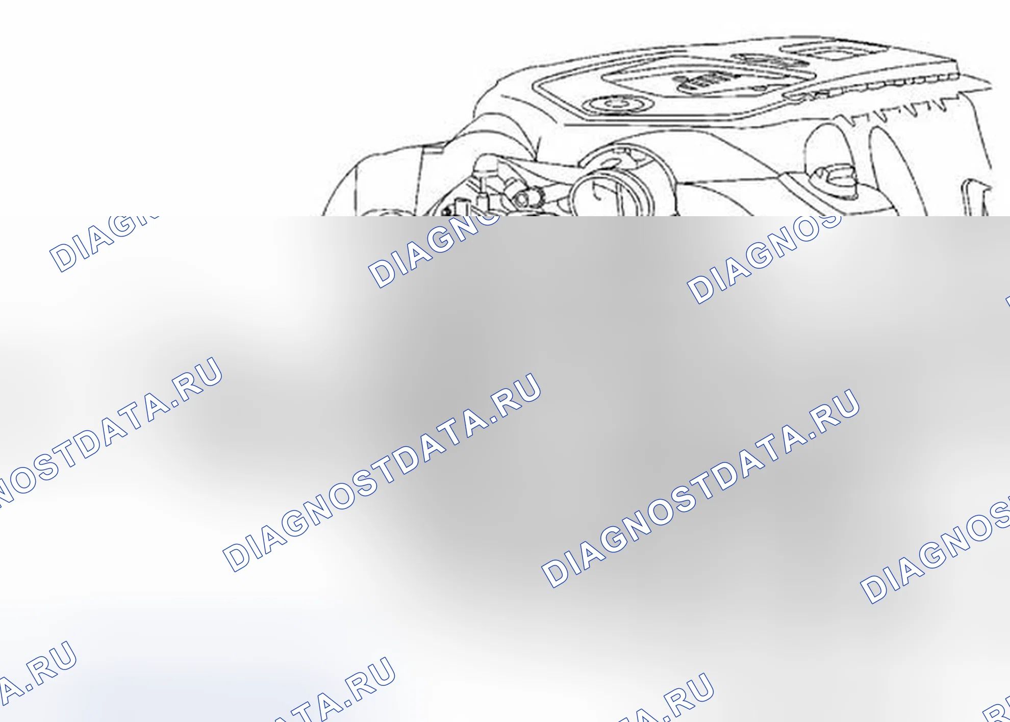 Рис. 5: Замена натяжителя ремня привода водяного насоса и генератора. Cadillac XLR I