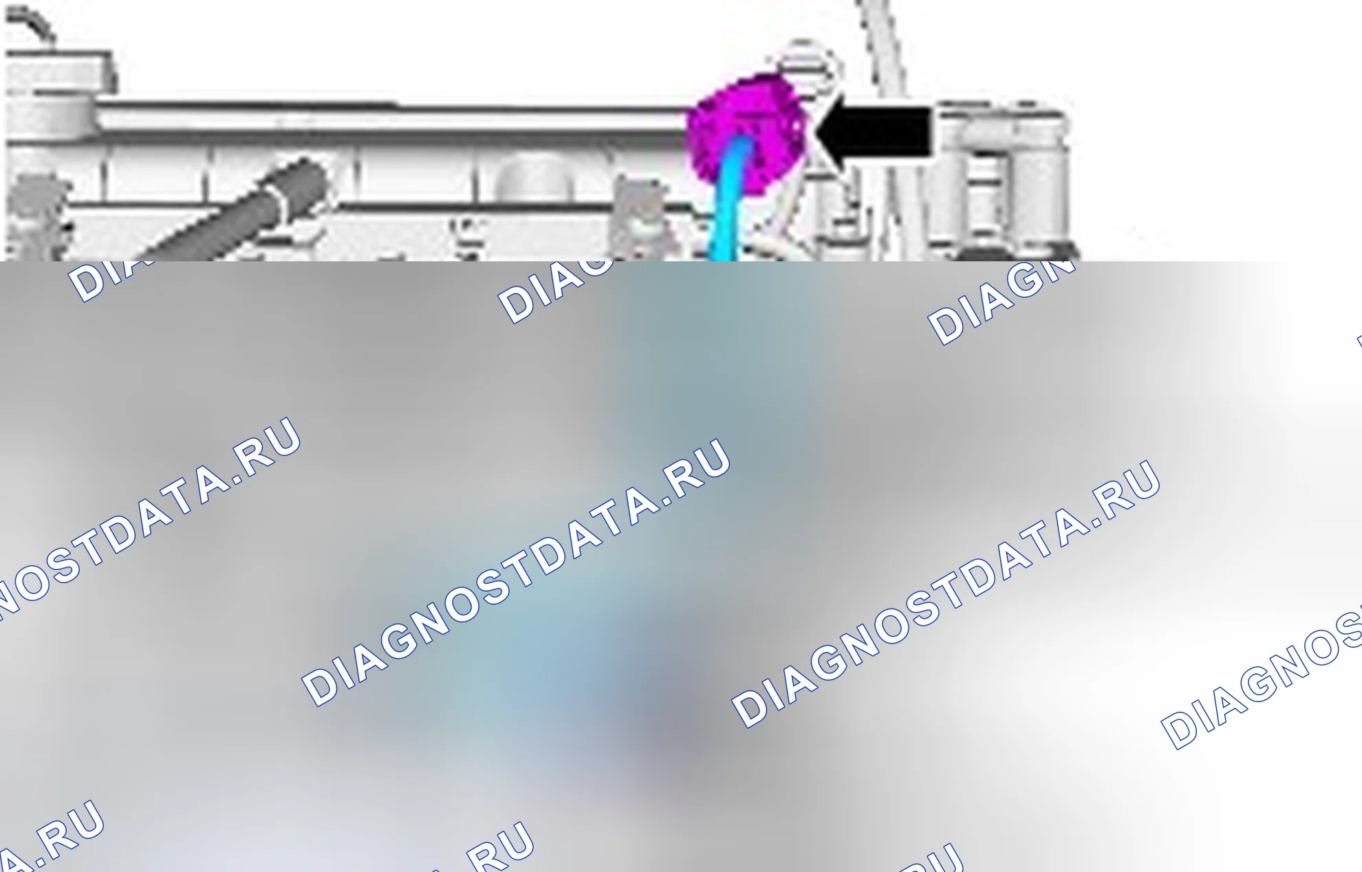 Как снять и установить датчик детонации (KS). Ford Mondeo IV