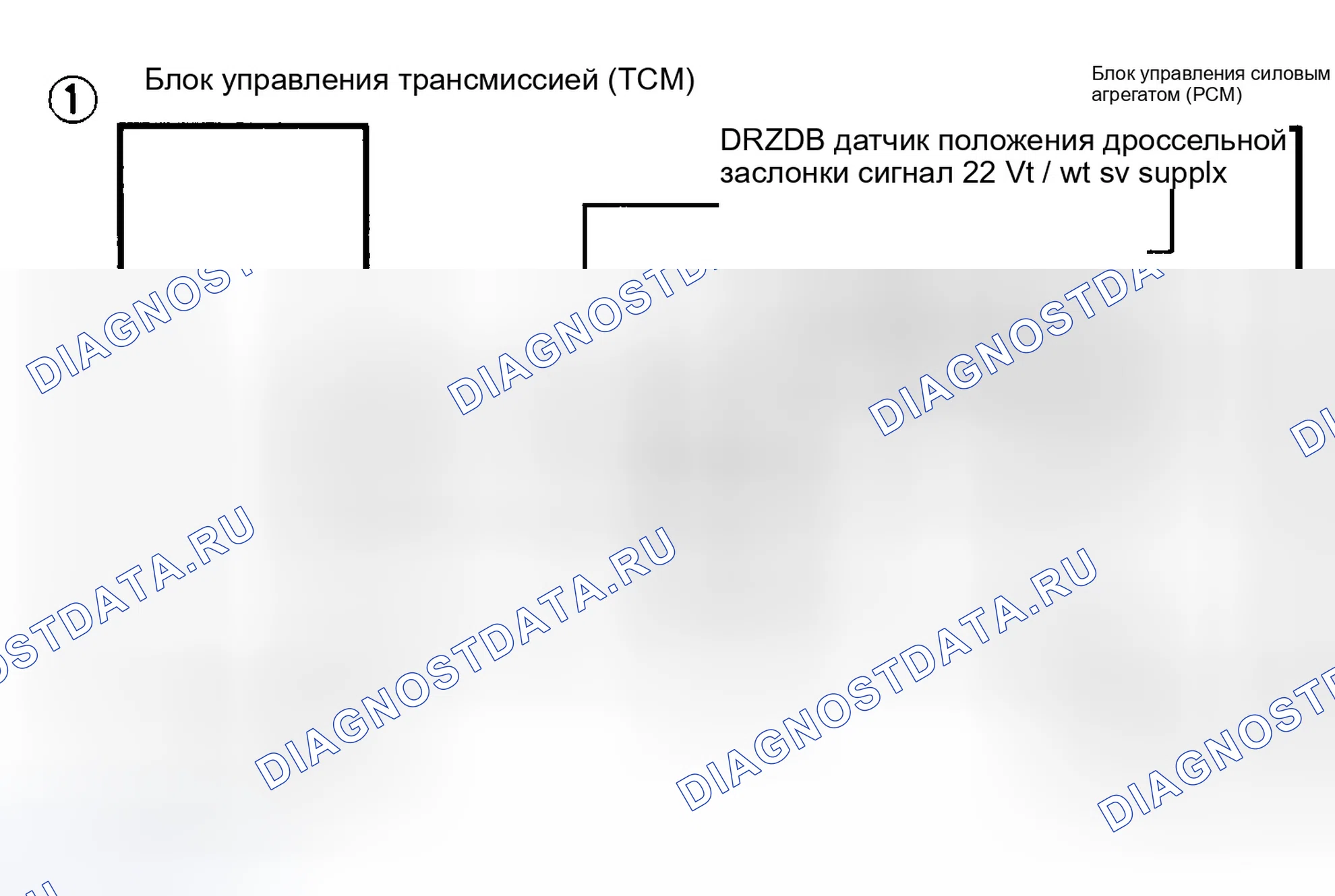 Рис. 136: Тест 14A, Вид 1 - Схема системы. Dodge Intrepid I
