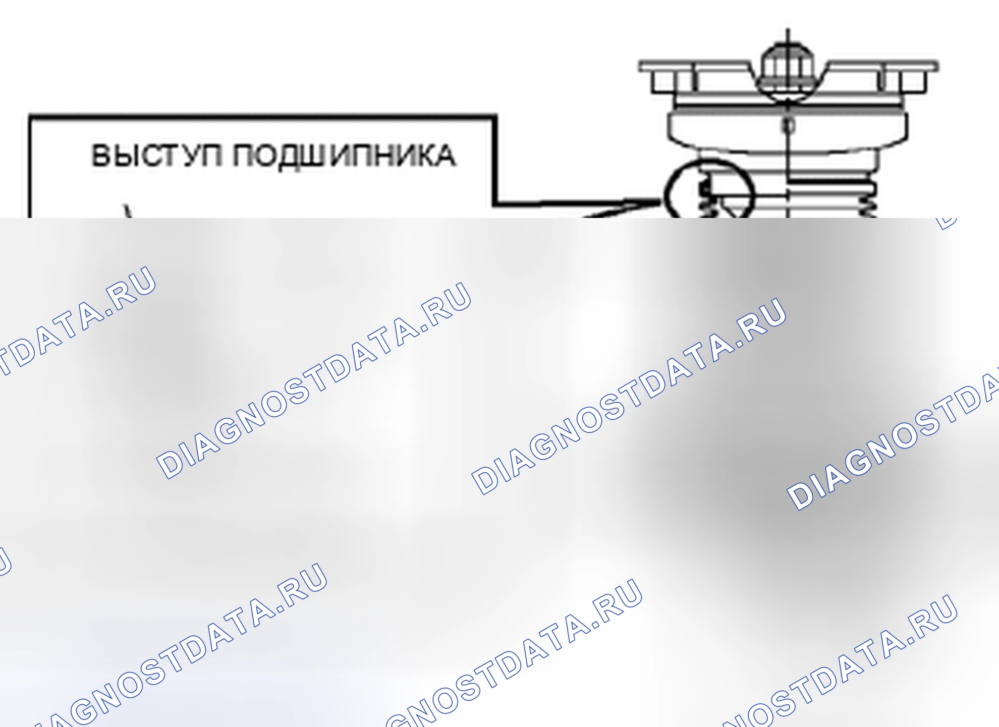 Рис. 13: Примечание по установке подшипника. Mazda 626 GF