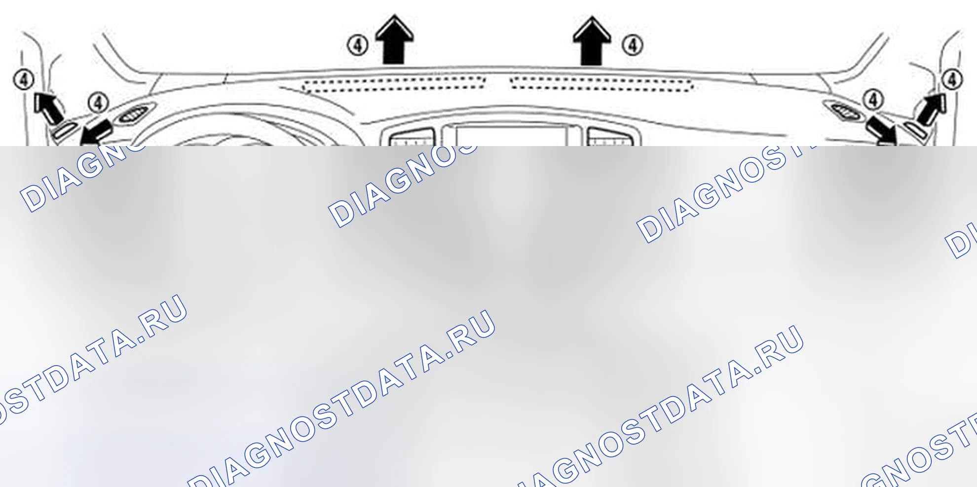 Рис. 218: ВОЗДУШНЫЙ ПОТОК. Nissan Quest IV