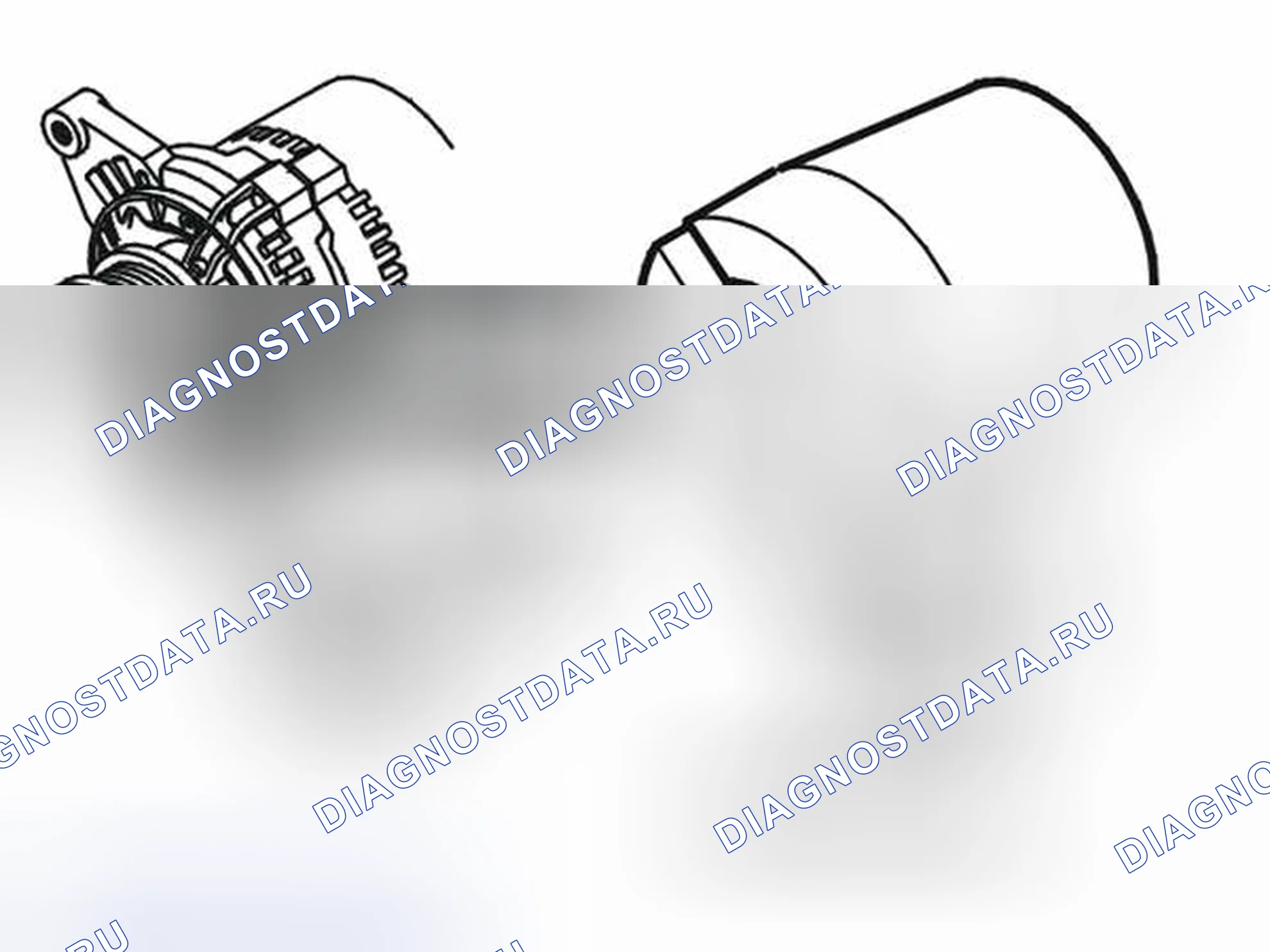 Рис. 56: СНЯТИЕ ШКИВА. Volvo XC90 I
