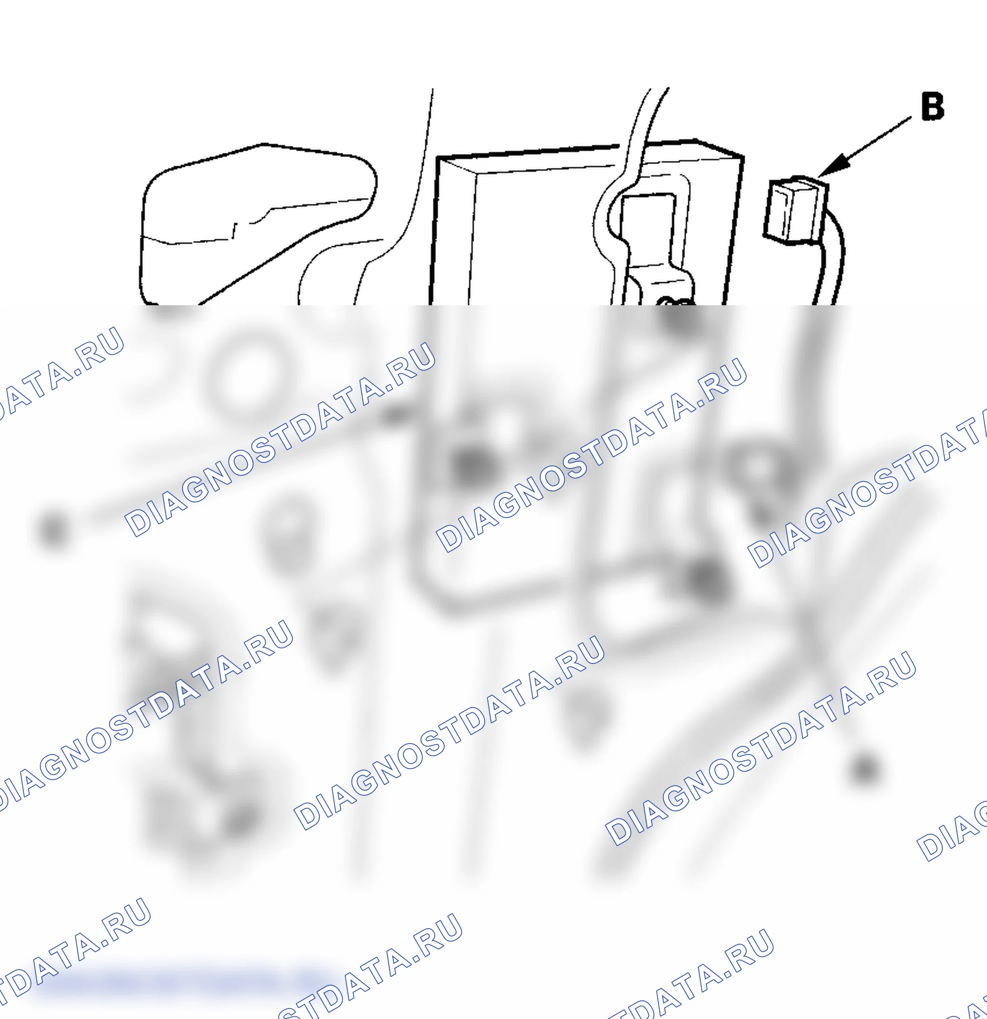 Рис. 14: Демонтаж / монтаж приемника Xm. Honda Odyssey III