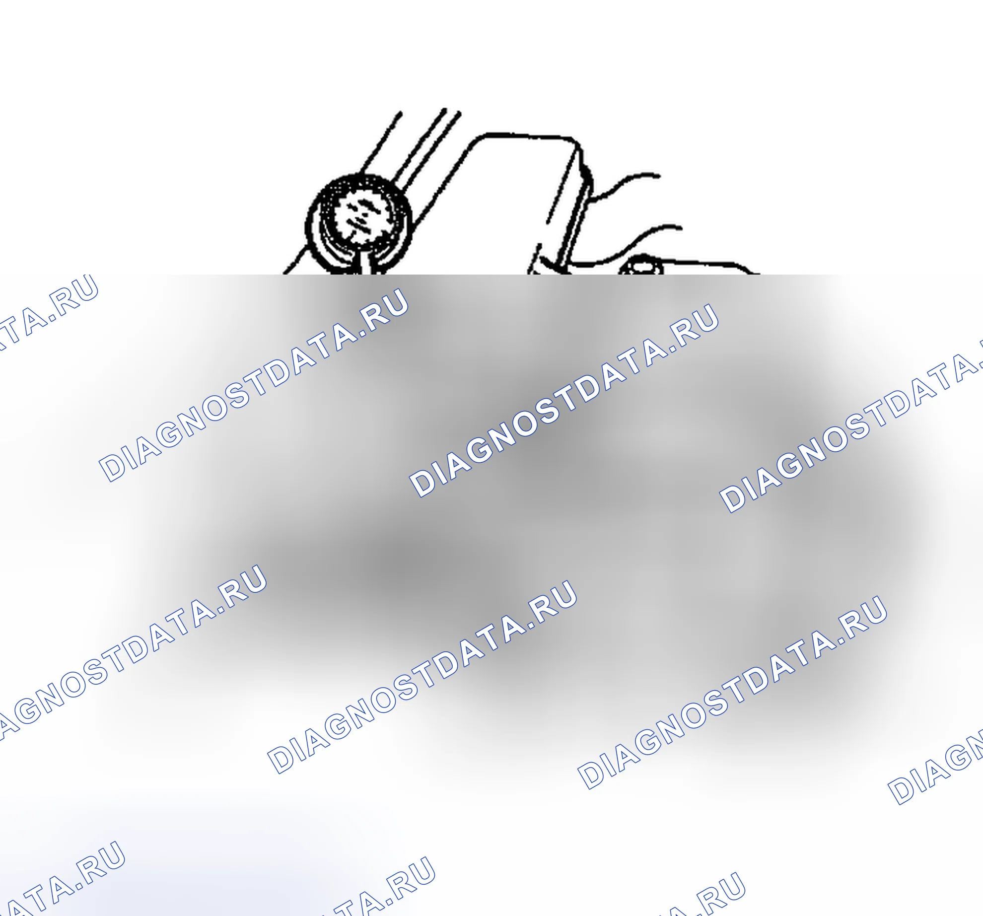 Рис. 11: ПРОВЕРКА ДАВЛЕНИЯ В ТОПЛИВОПРОВОДЕ. Geely Preface I