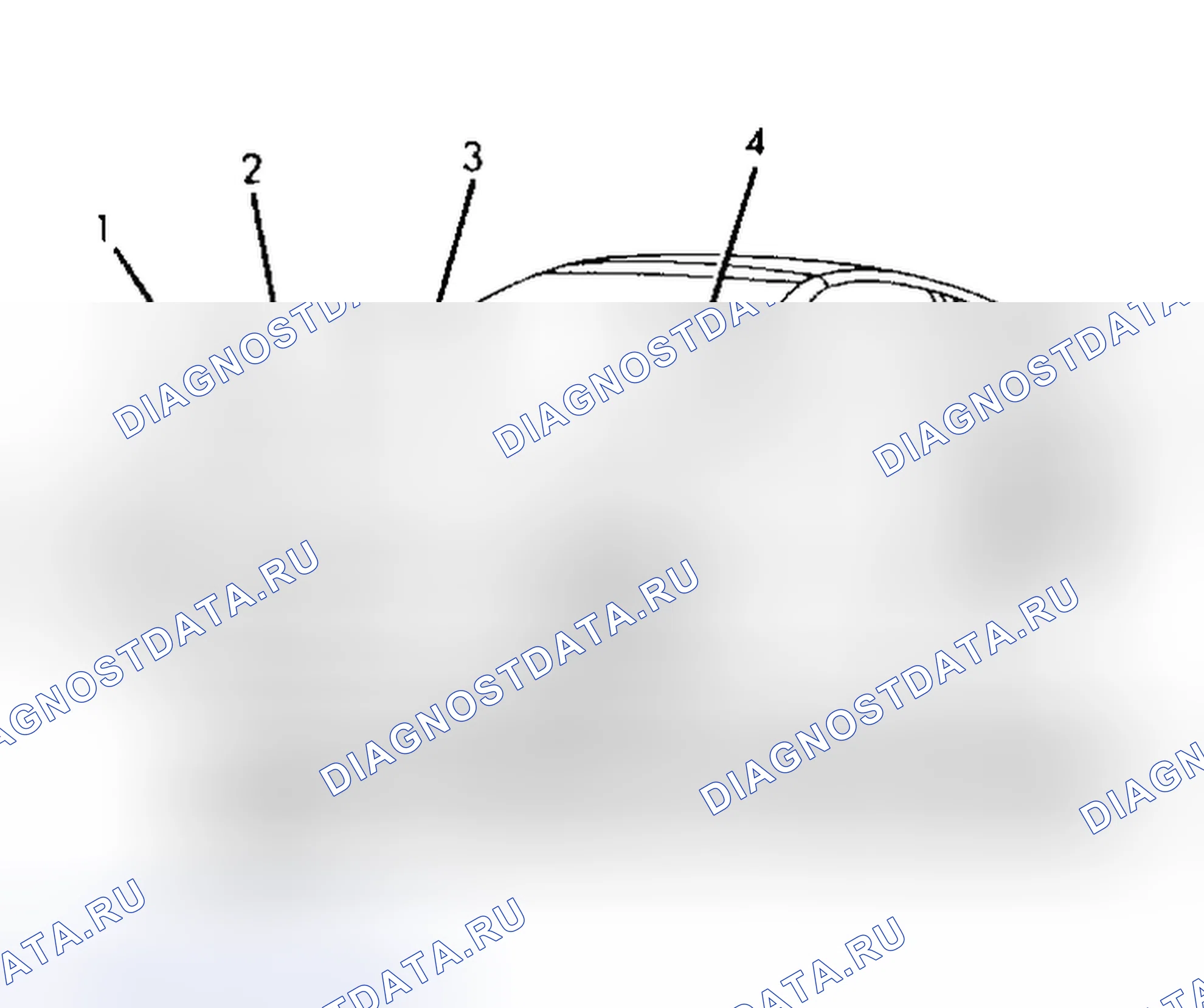 Рис. 3: РАСПОЛОЖЕНИЕ ИНФОРМАЦИОННЫХ МЕТОК. Nissan 300ZX Z32