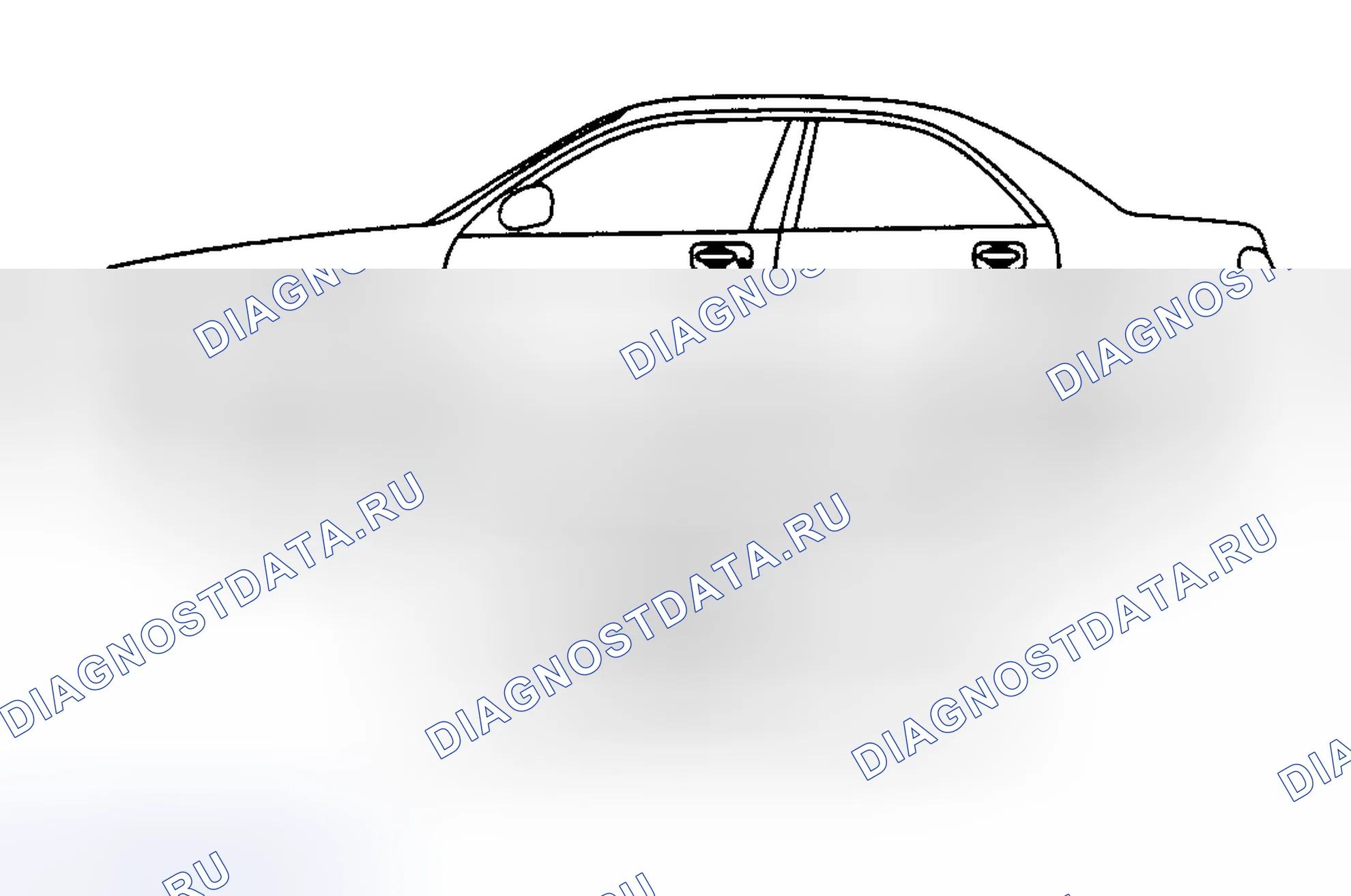 Рис. 1: РАСПОЛОЖЕНИЕ ОПОР ТРАНСПОРТНОГО СРЕДСТВА. Subaru Impreza WRX GD/GG рестайлинг