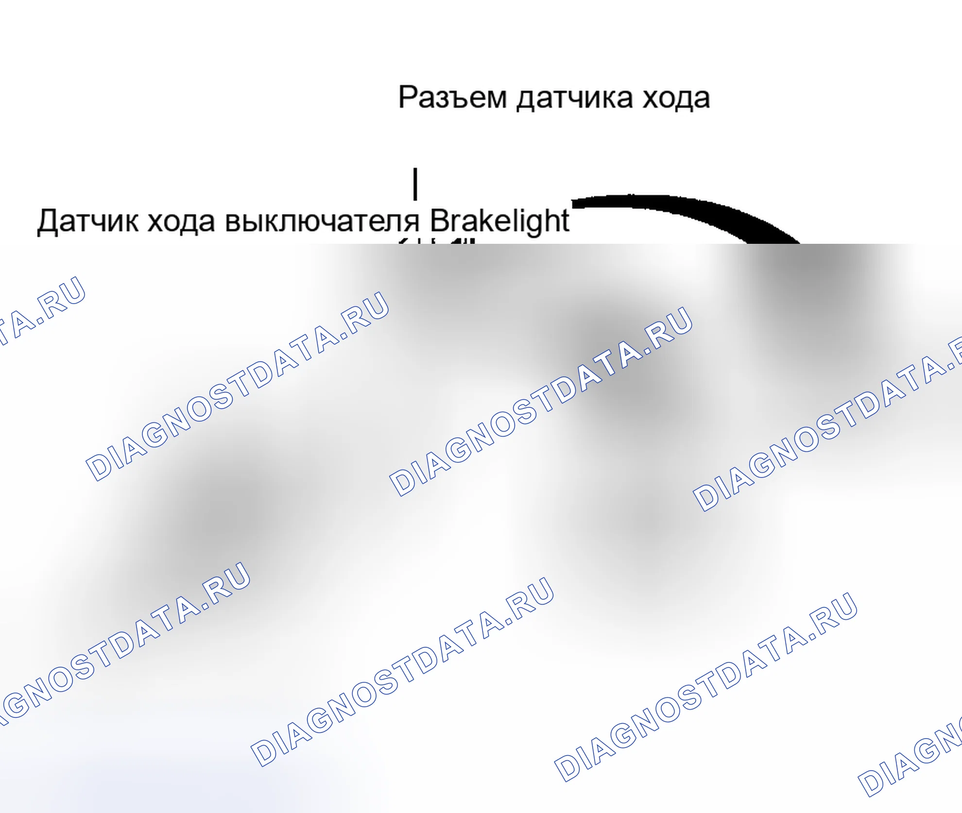 Рис. 9: ТЕСТ 10: ПРОБЛЕМА ДАТЧИКА ХОДА / ТОРМОЗНОГО ПЕРЕКЛЮЧАТЕЛЯ. Subaru Legacy BD/BG/BK