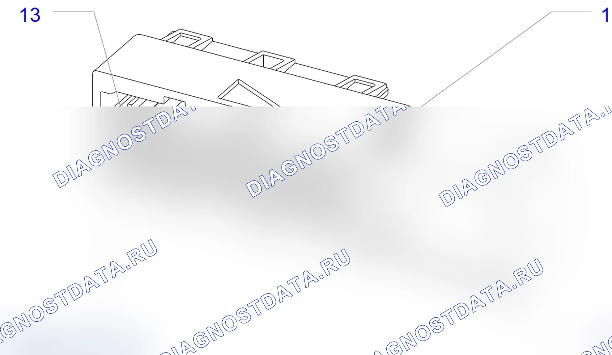 Распиновка разъёма A37. Opel Zafira B