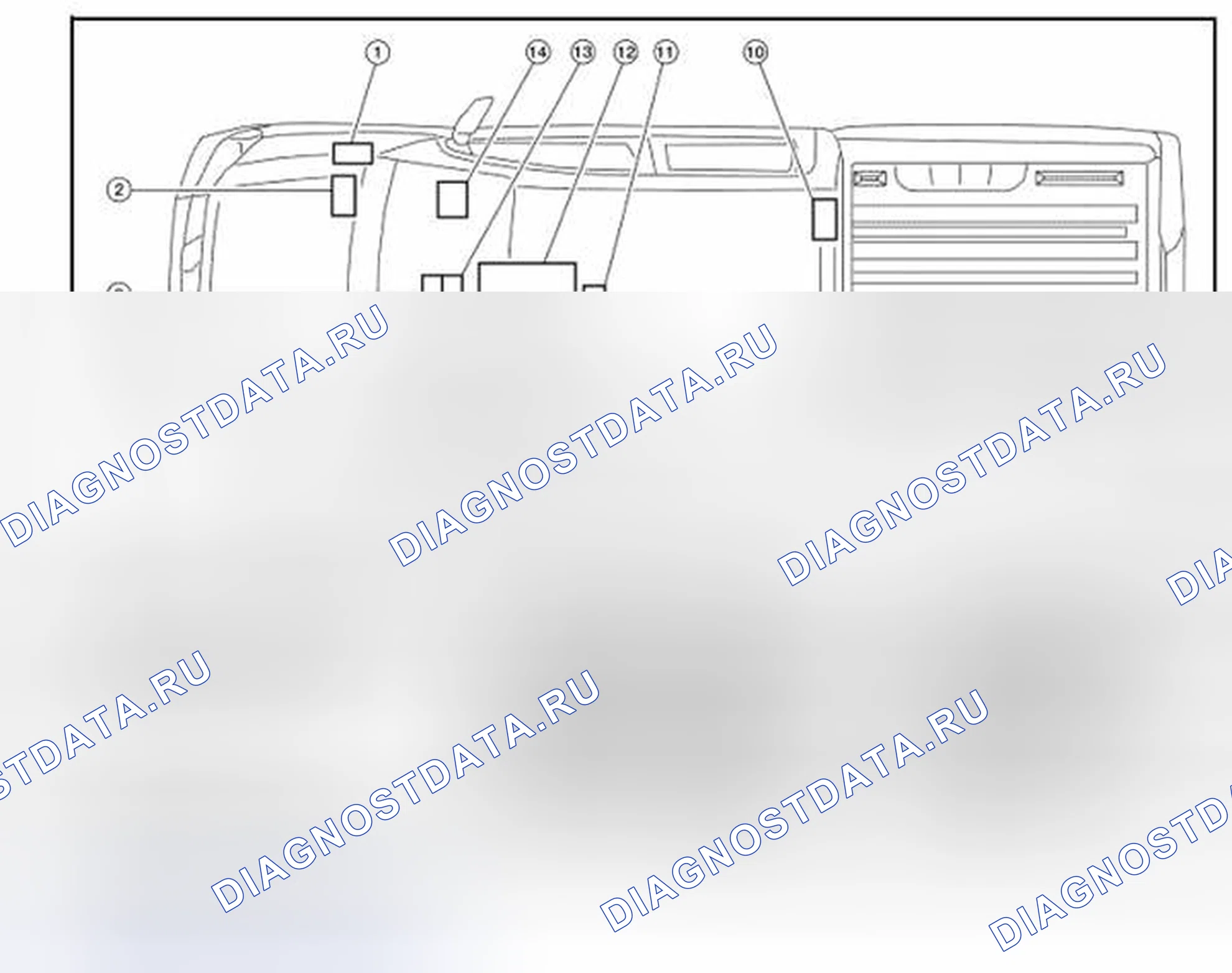 Рис. 22: Расположение компонентов. Honda Today I