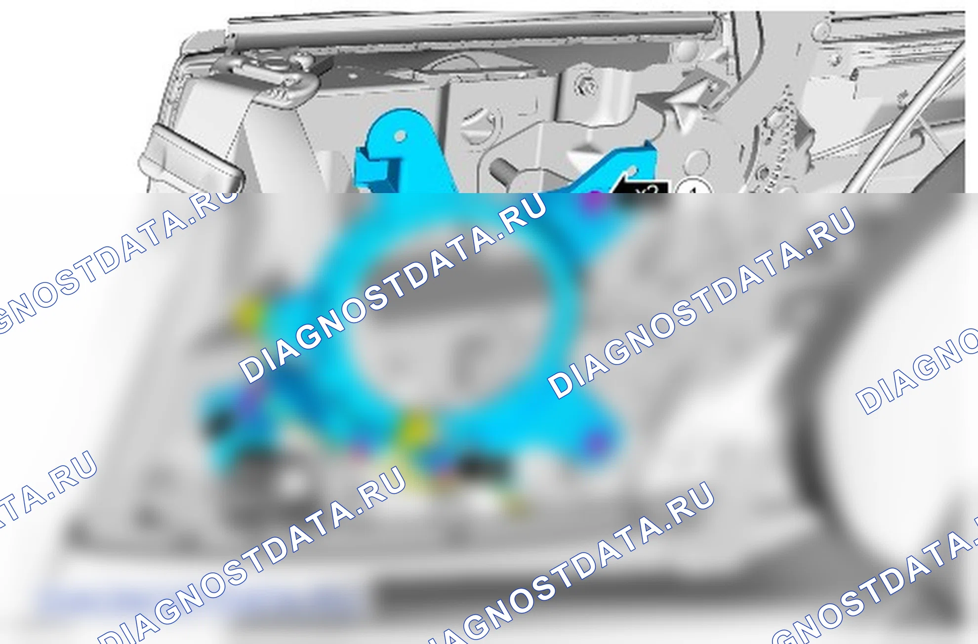 Регулировка оконного стекла задней четверти. Ford Mustang VI